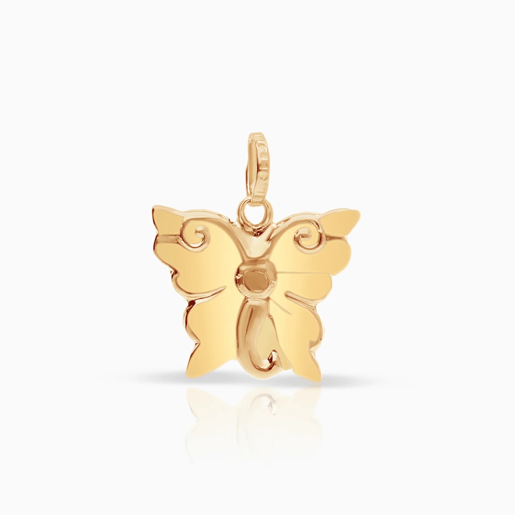 Butterfly pendant 0.84g 18K gold