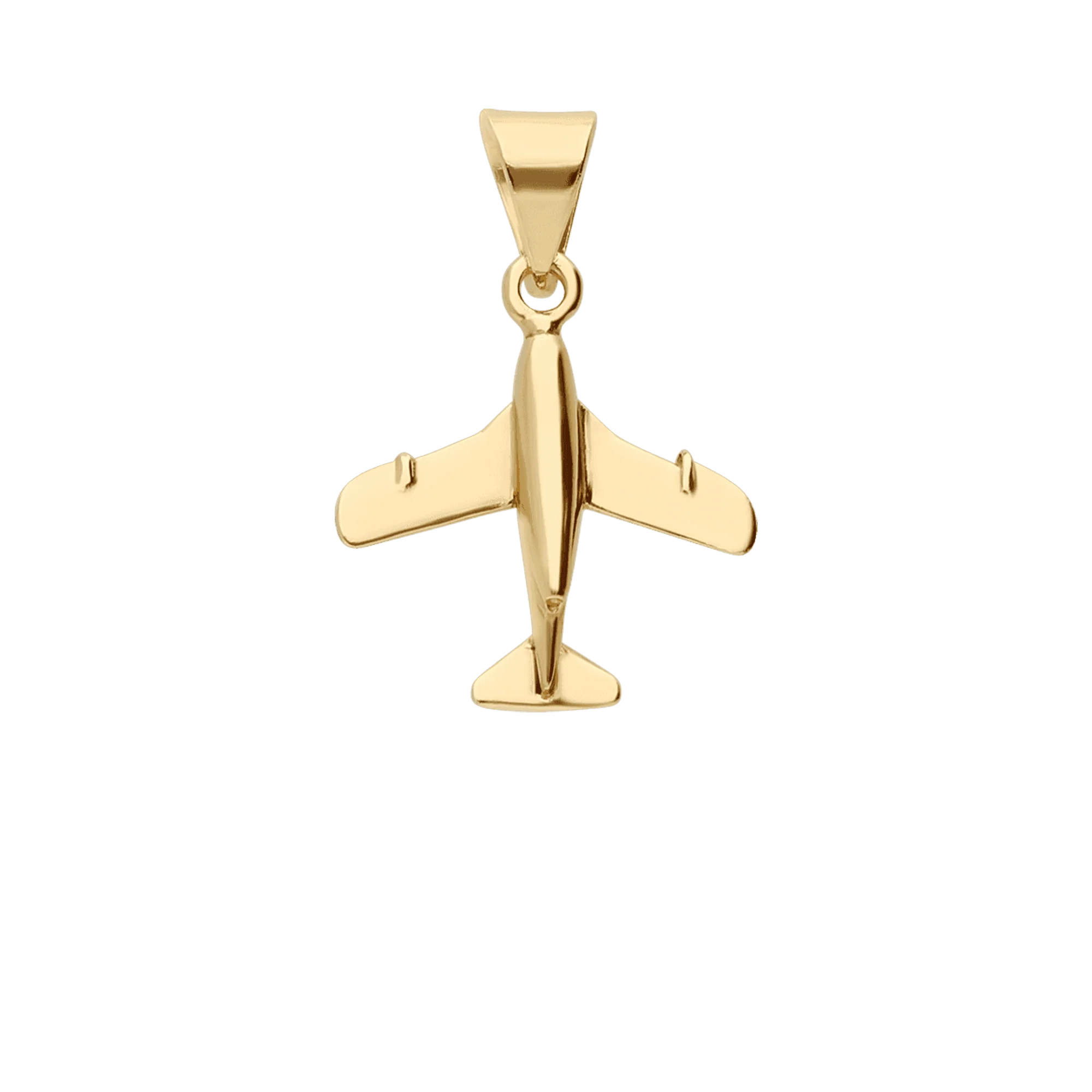 Airplane pendant 1.15g 18K gold - Image 2