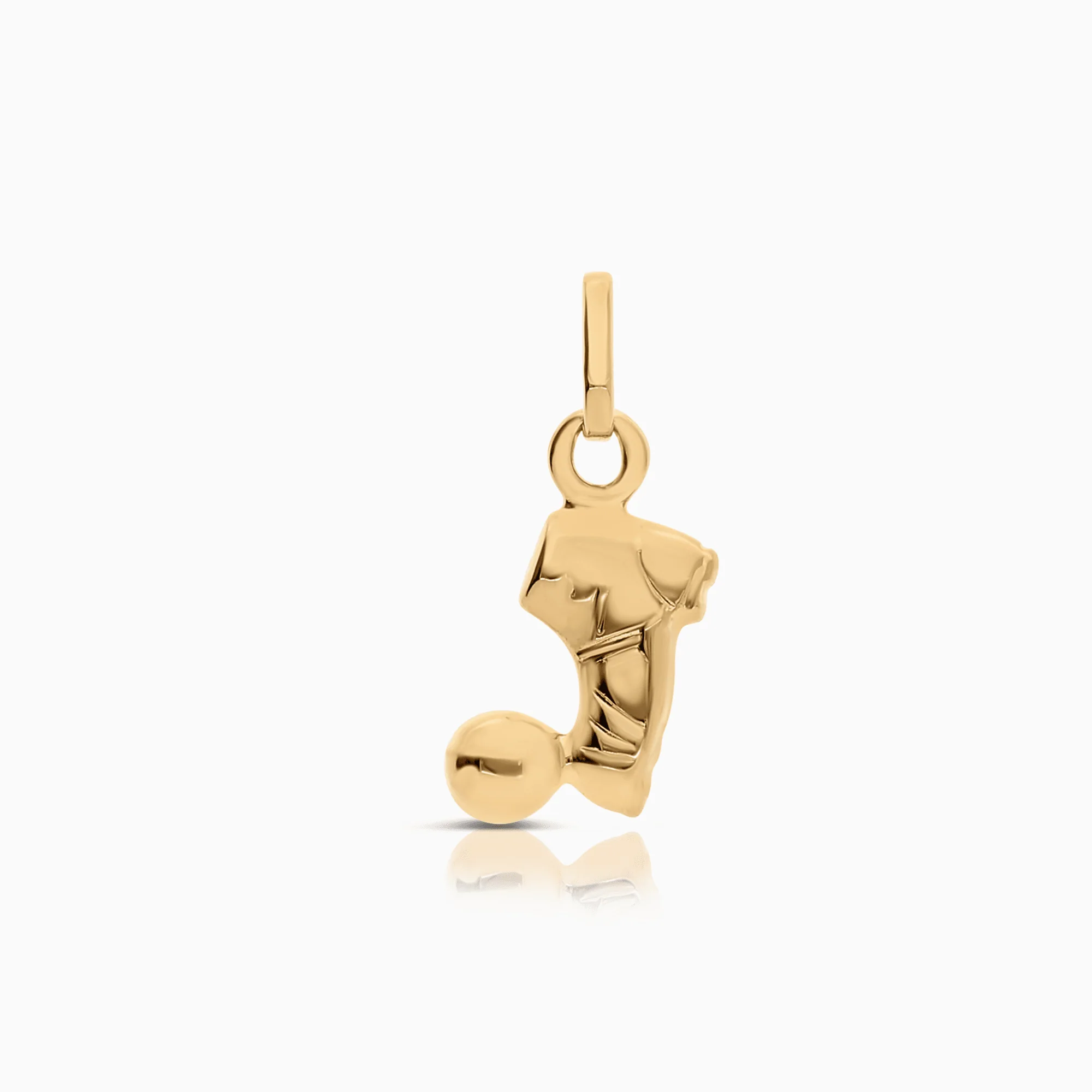 Soccer Ball Pendant 0.90g 18K Gold