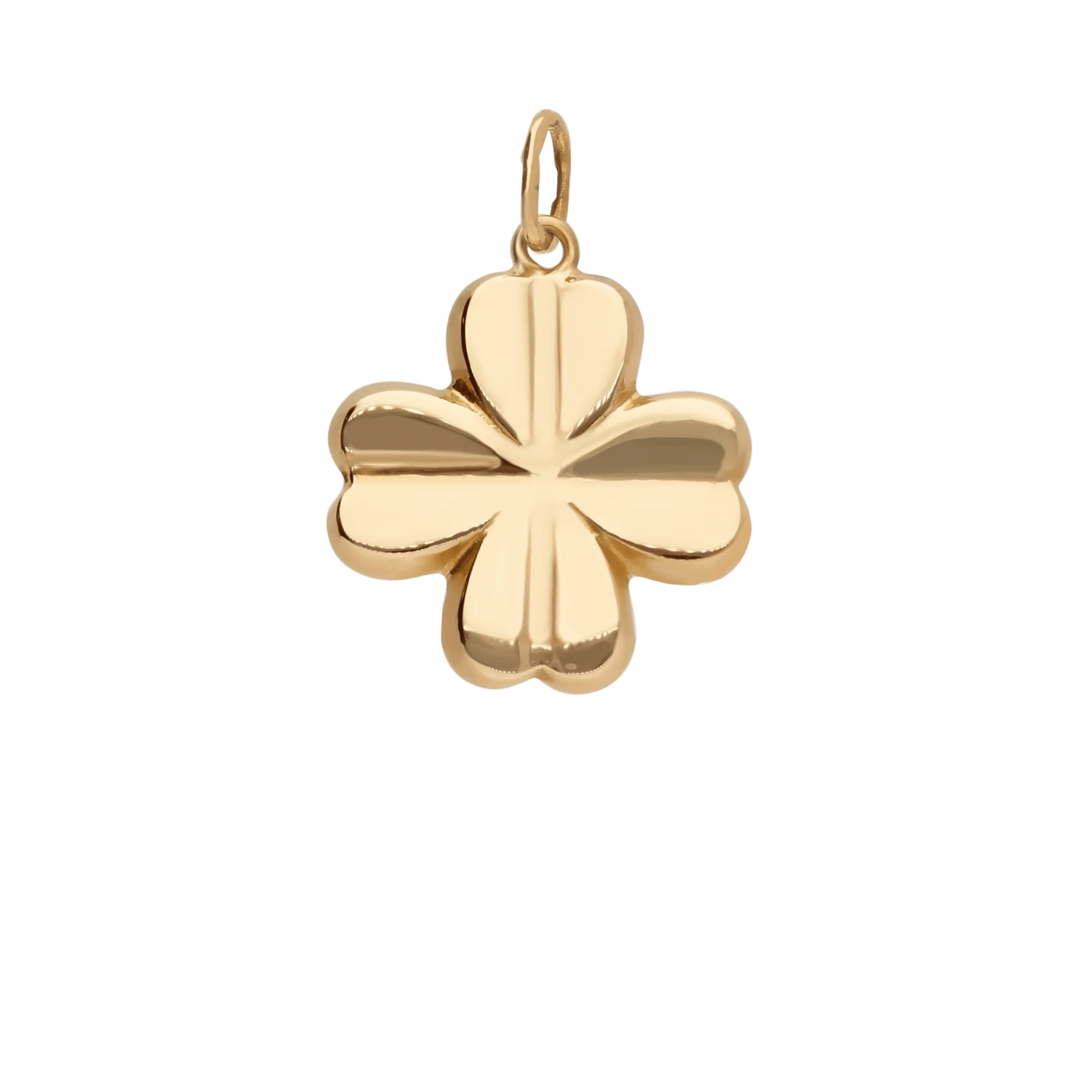 Four-leaf clover pendant 0.74g 18K gold - Image 2