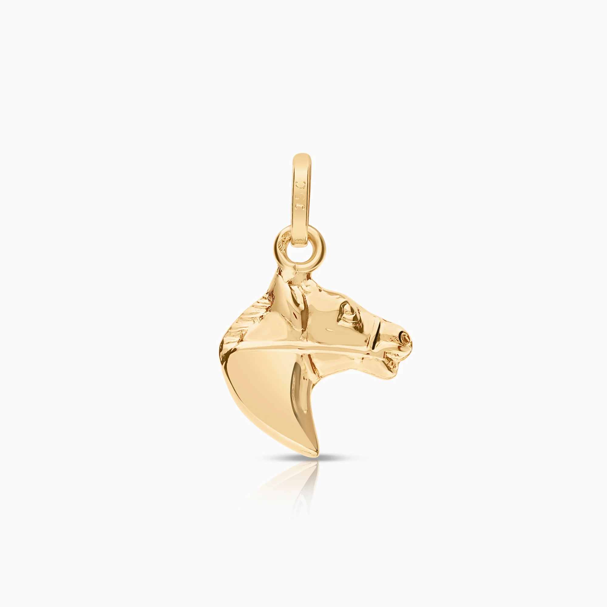 Horse pendant 0.74g 18K gold