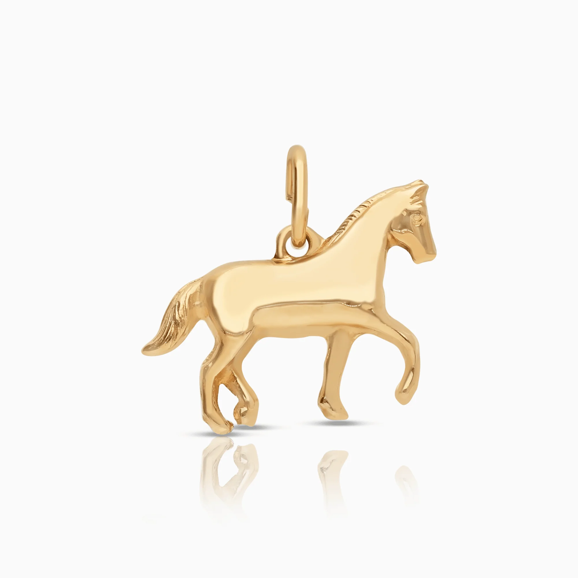 Horse pendant 1.40g 18K gold