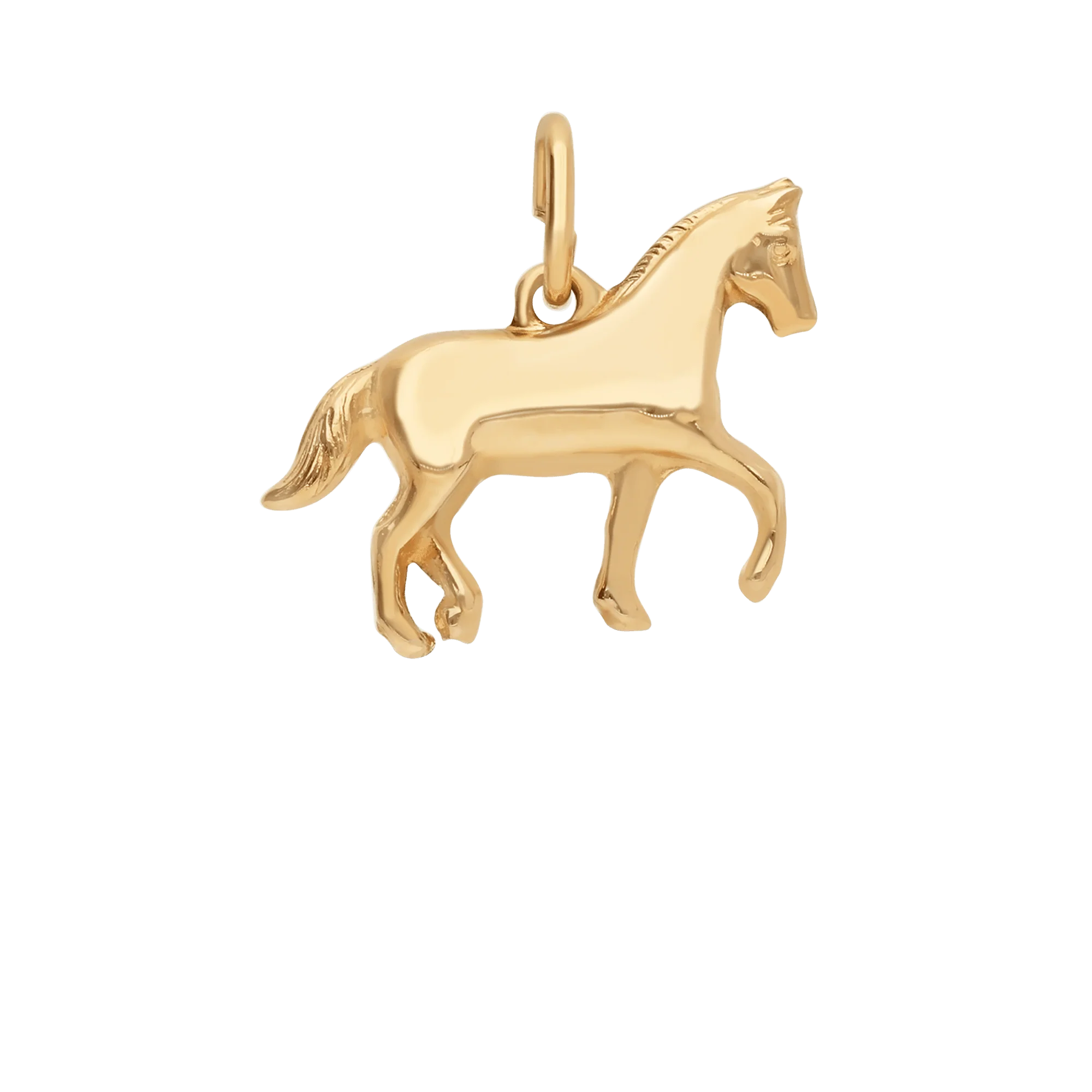 Horse pendant 1.40g 18K gold - Image 2