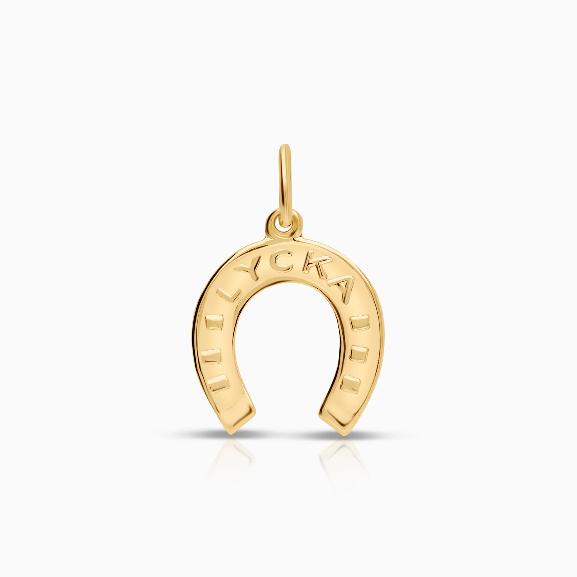 Horseshoe pendant 0.31g 18K gold