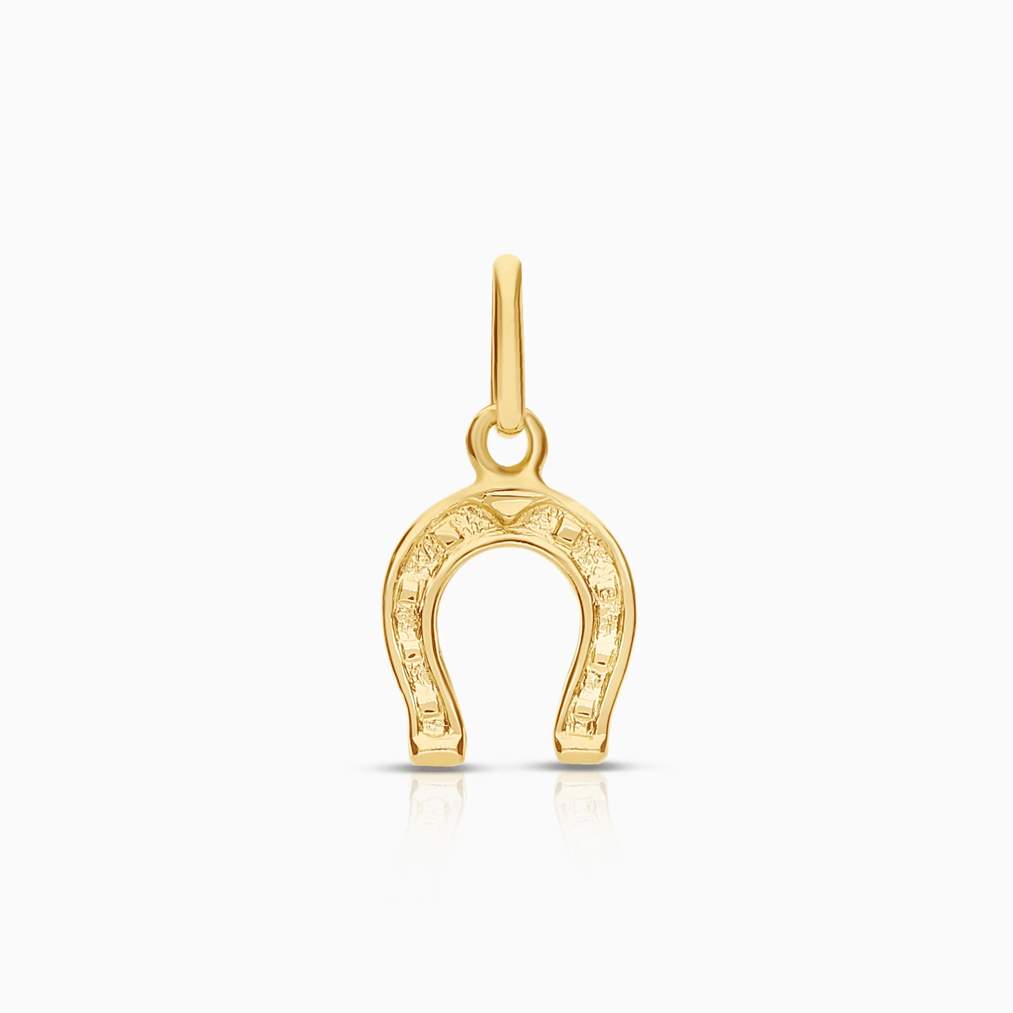 Horseshoe pendant 0.47g 18K gold