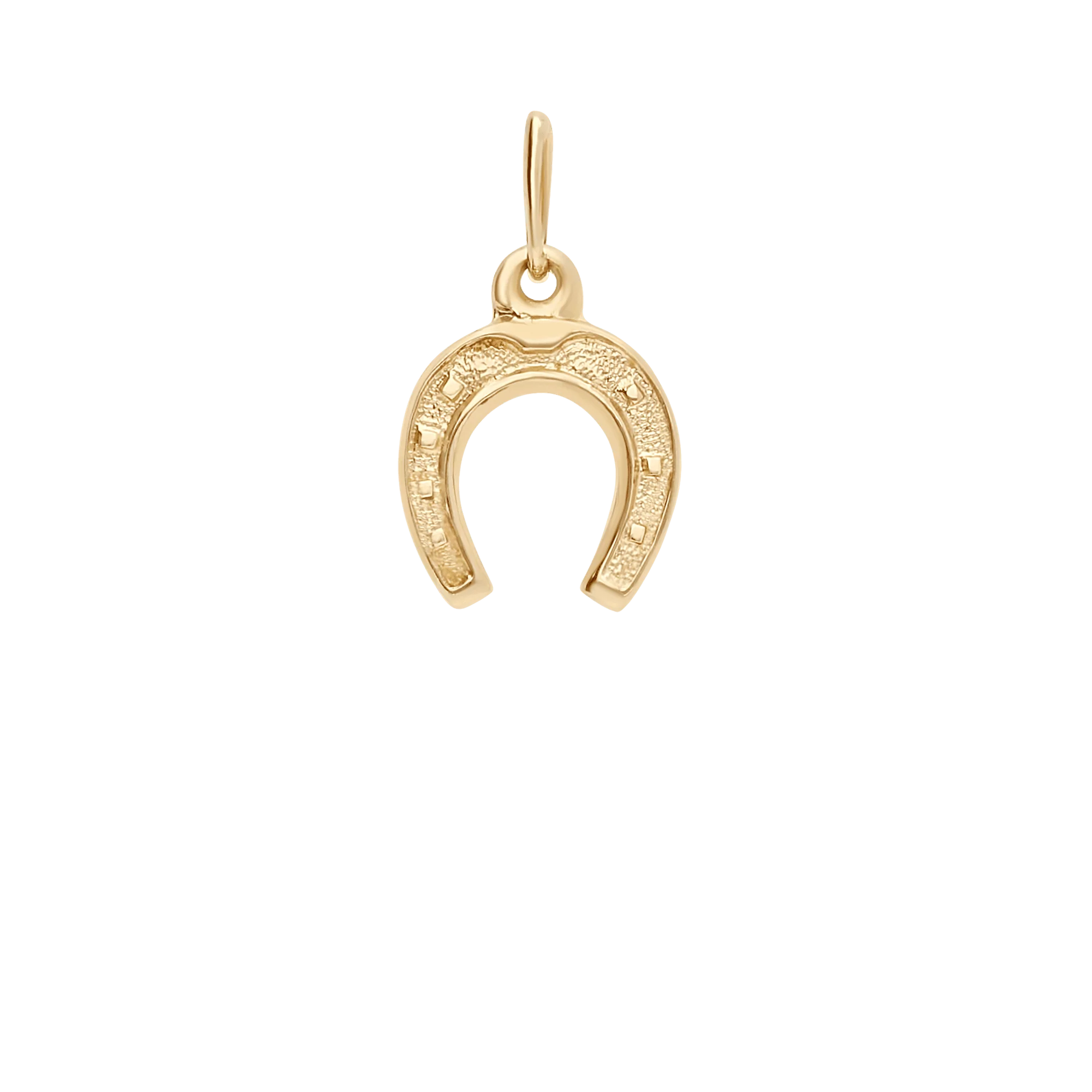Horseshoe pendant 0.78g 18K gold - Image 2