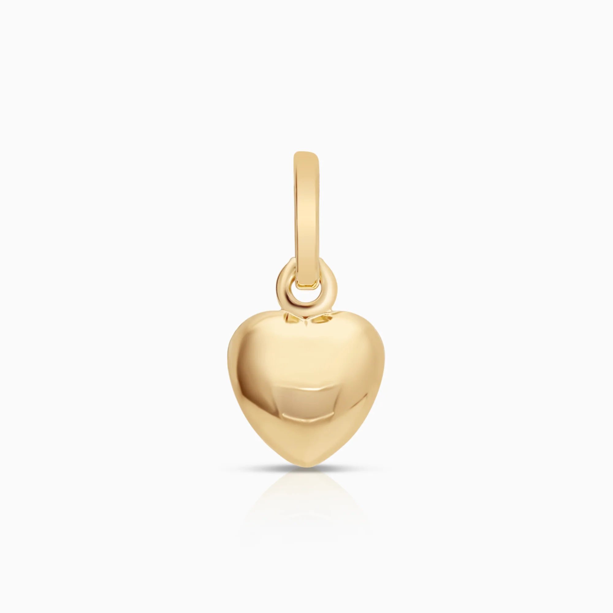 Heart pendant 0.15g 18K gold