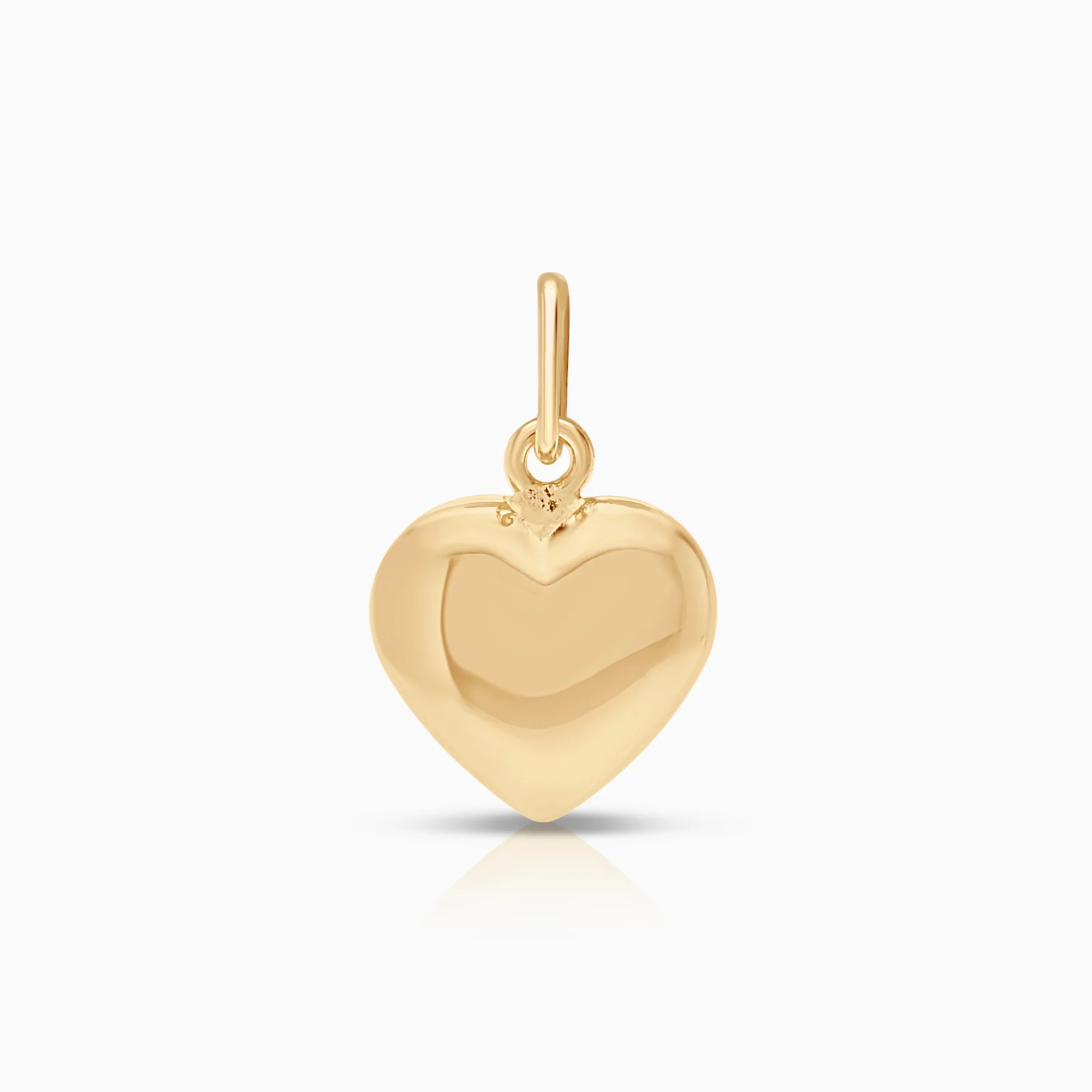 Pendant heart 0.18g 18K gold