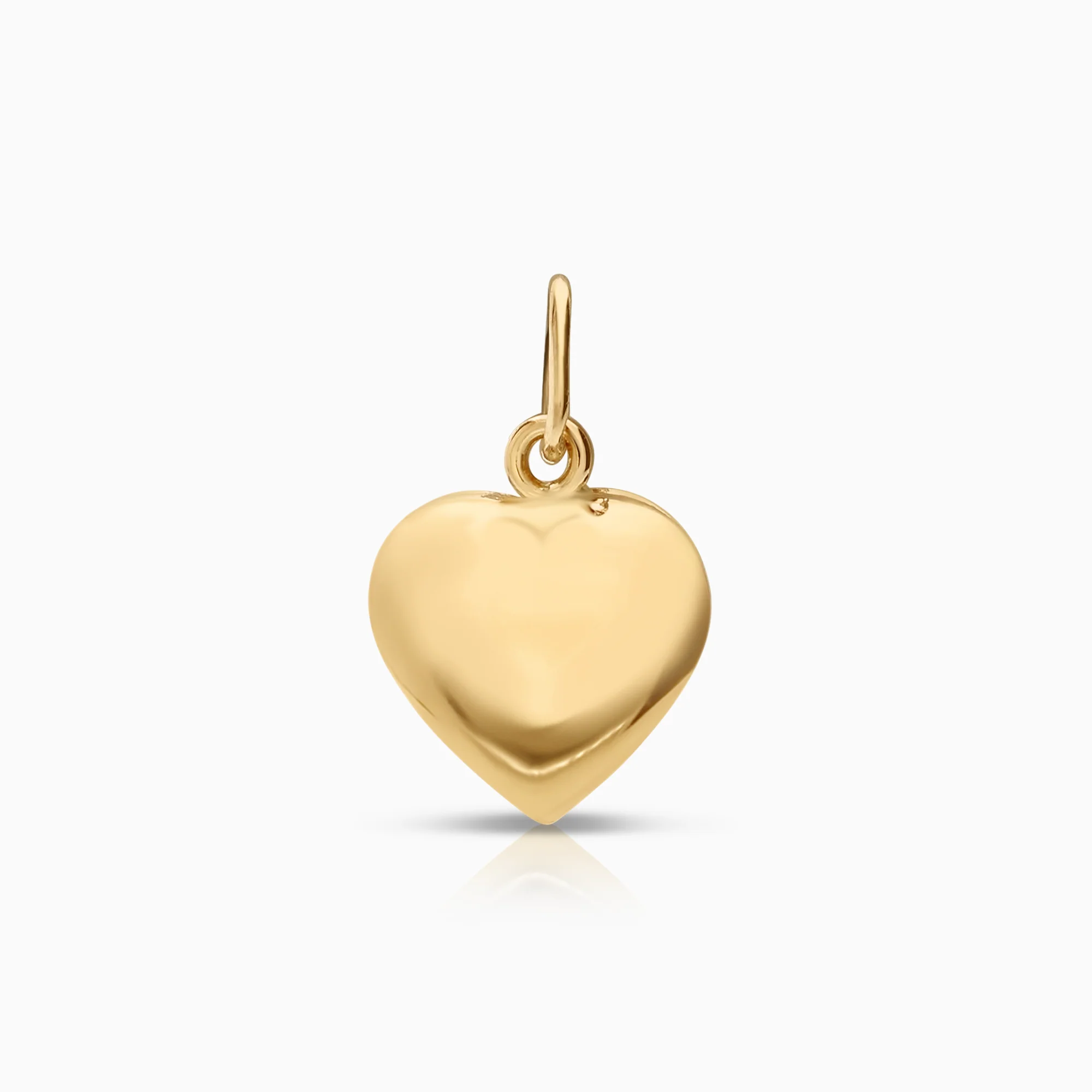 Heart pendant 0.19g 18K gold