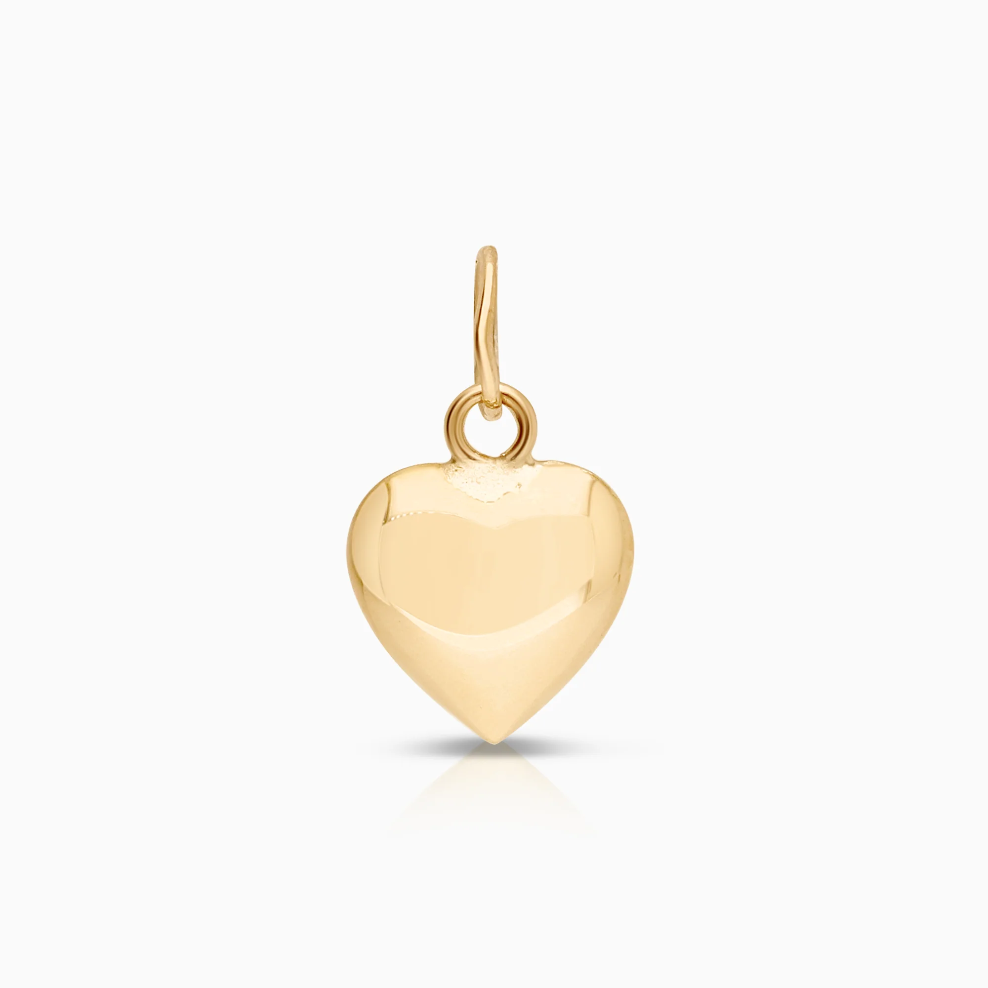 Pendant heart 0.20g 18K gold