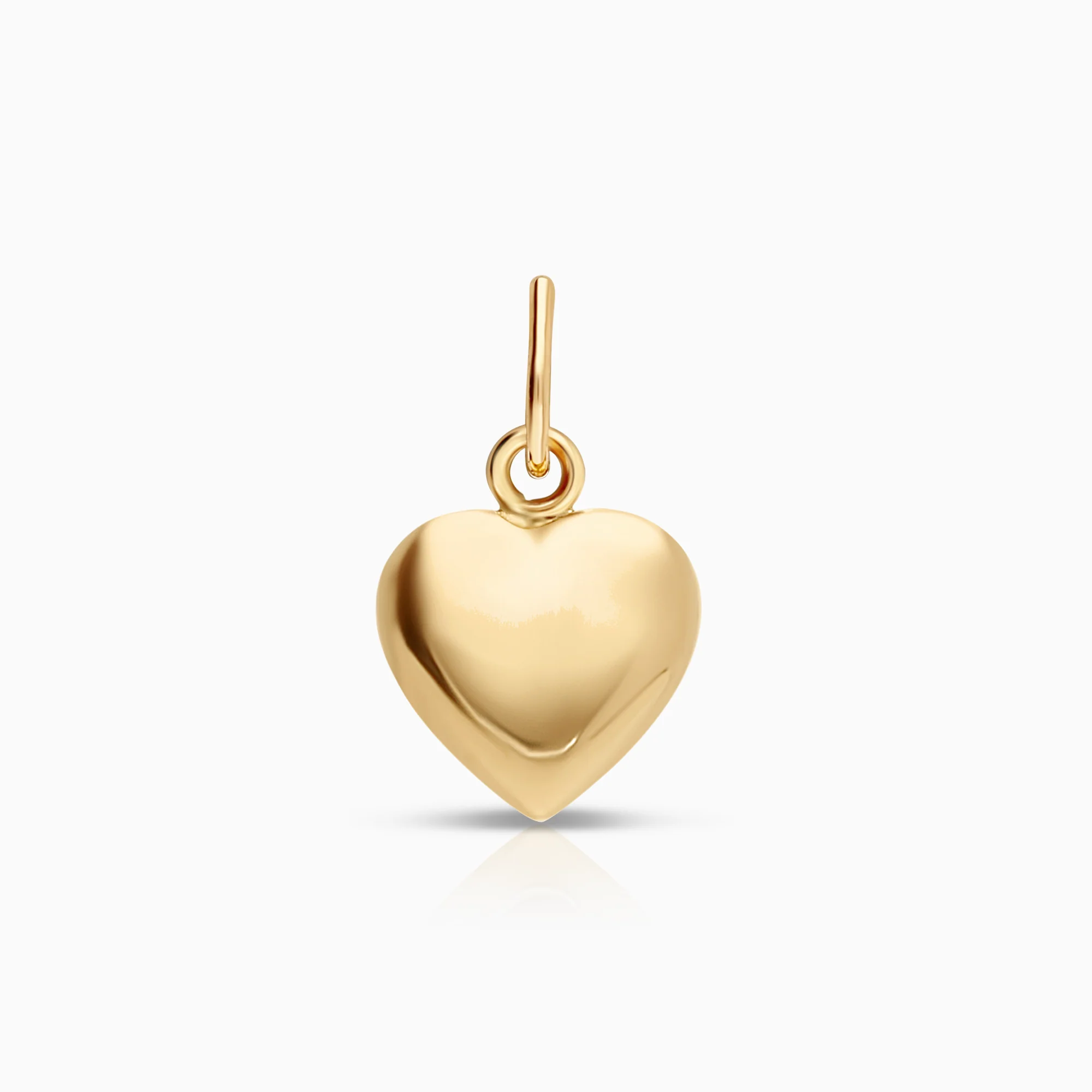 Heart pendant 0.21g 18K gold