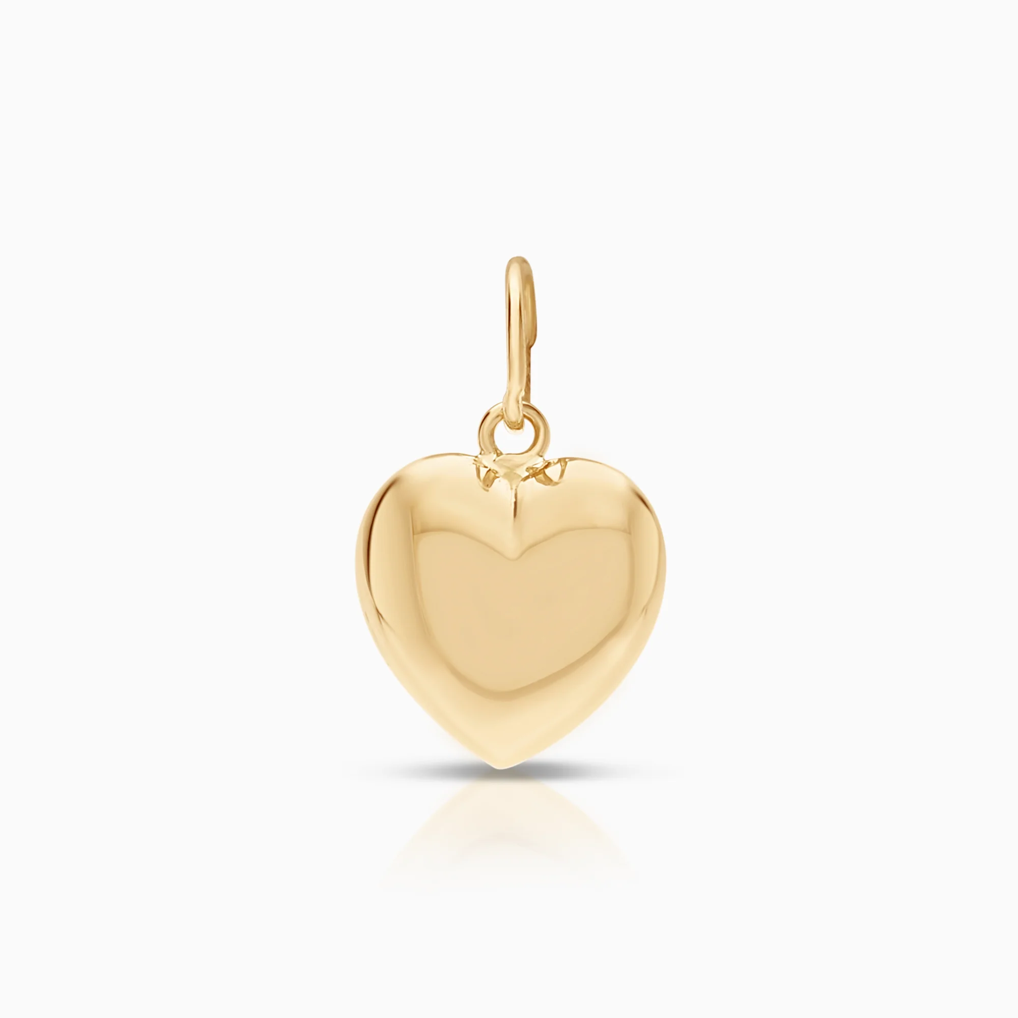 Heart pendant 0.23g 18K gold