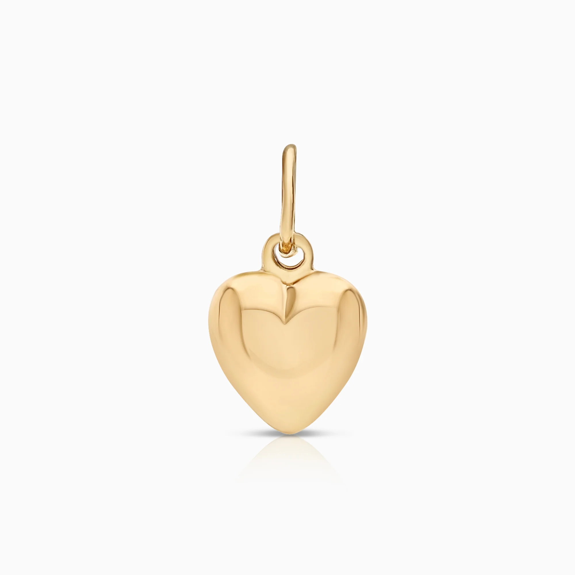 Heart pendant 0.23g 18K gold