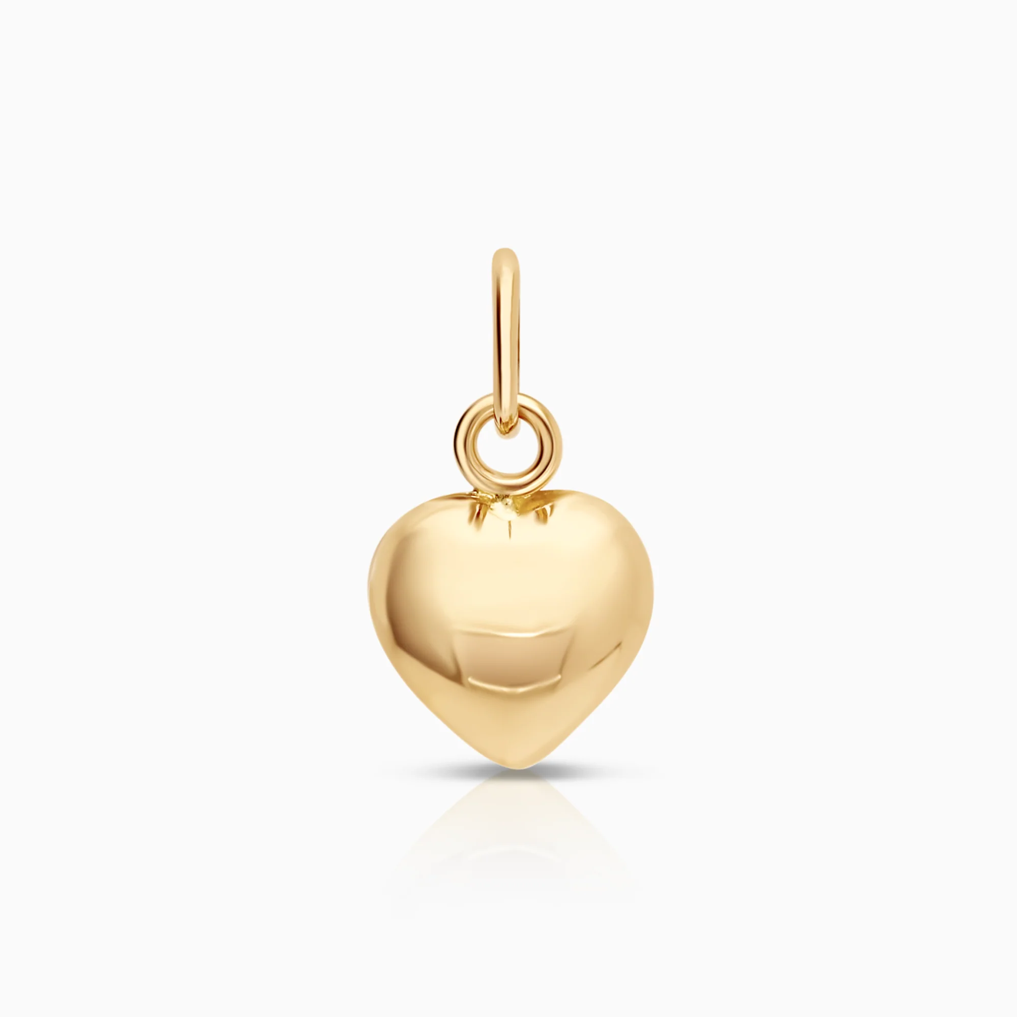 Pendant heart 0.24g 18K gold