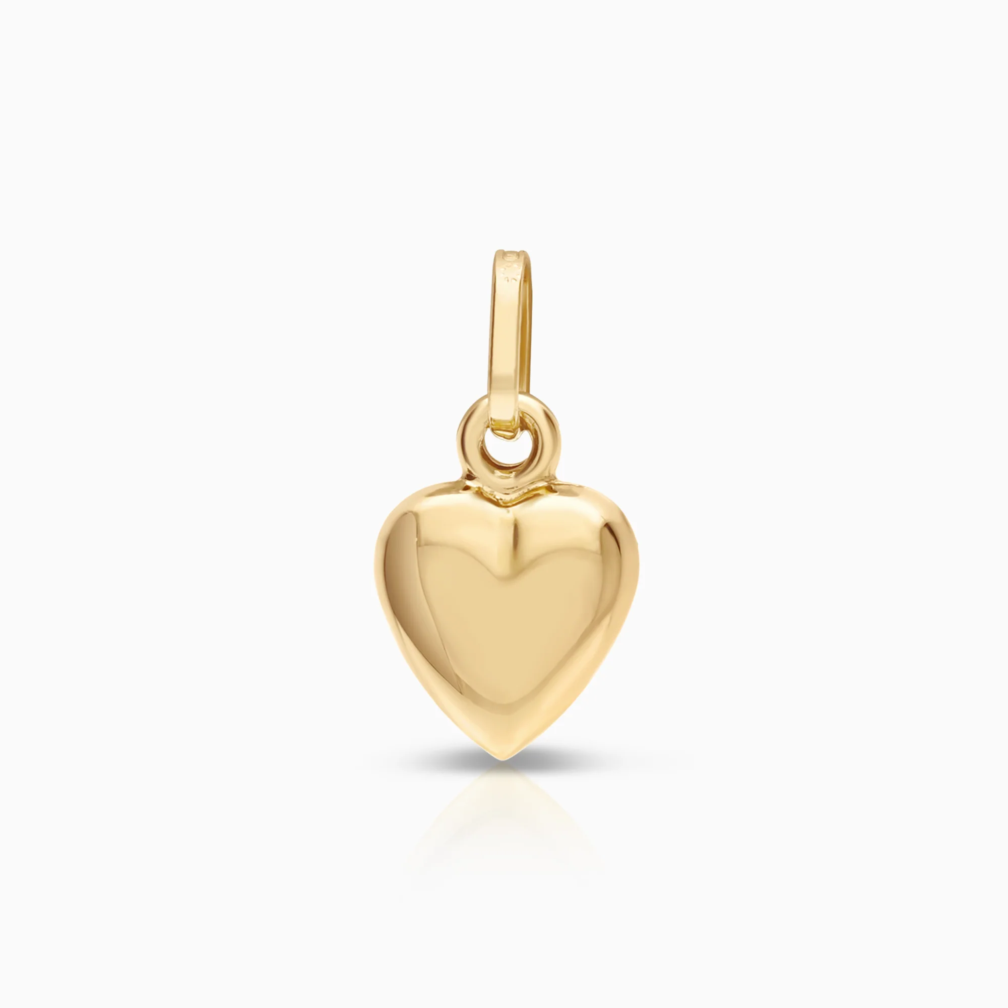 Heart pendant 0.26g 18K yellow gold