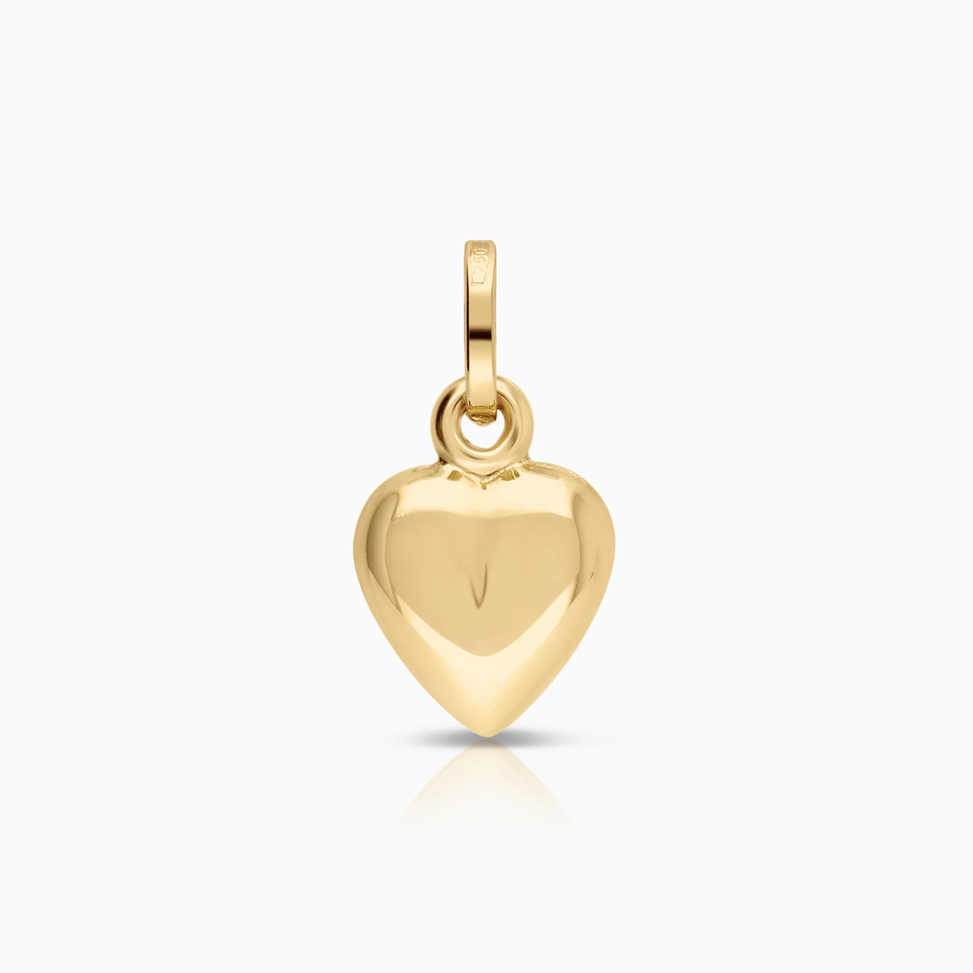 Heart pendant 0.29g 18K gold