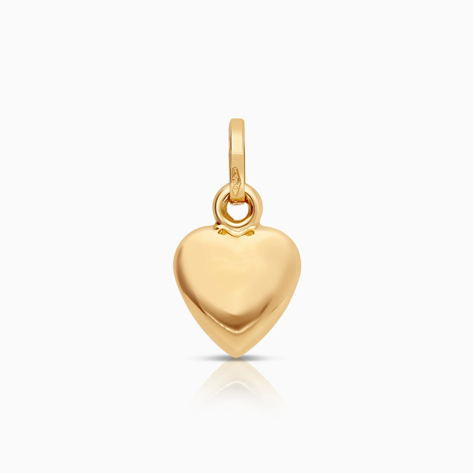 Heart pendant 0.29g 18K gold