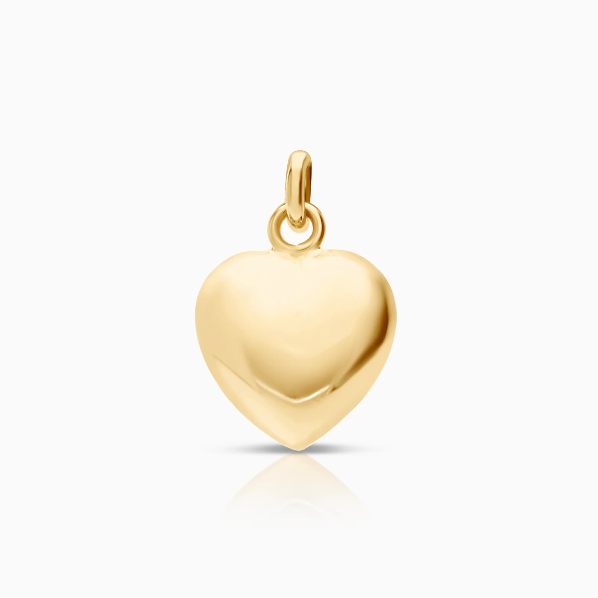 Pendant heart 0.30g 18K gold