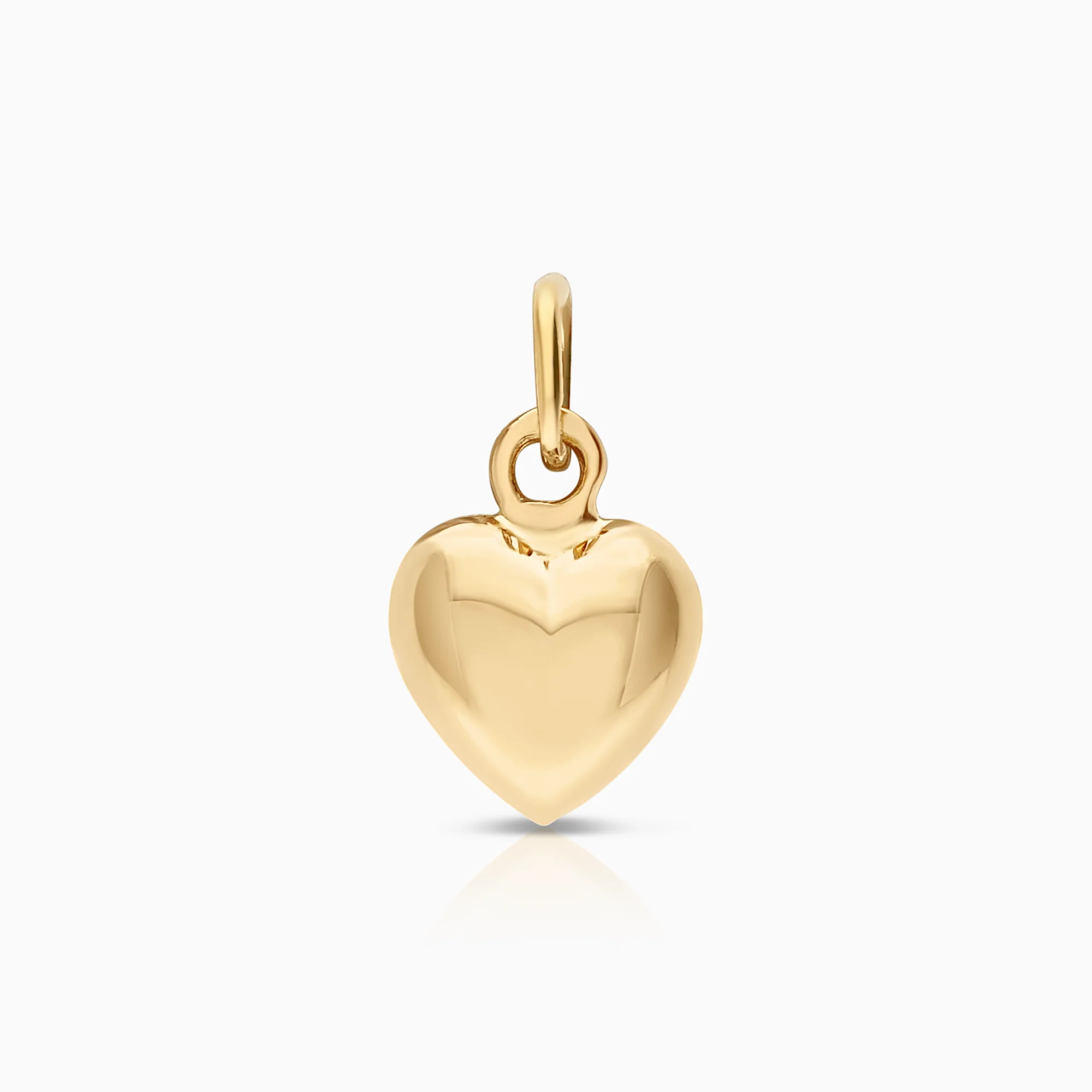 Pendant heart 0.30g 18K gold
