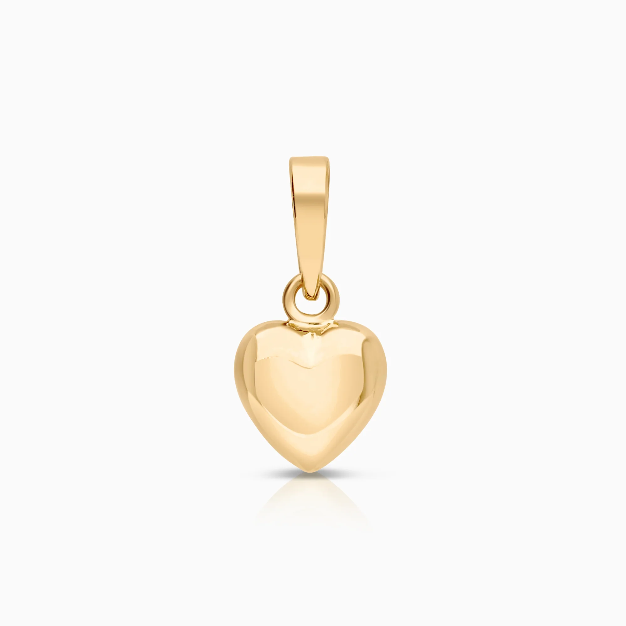 Heart pendant 0.31g 18K gold