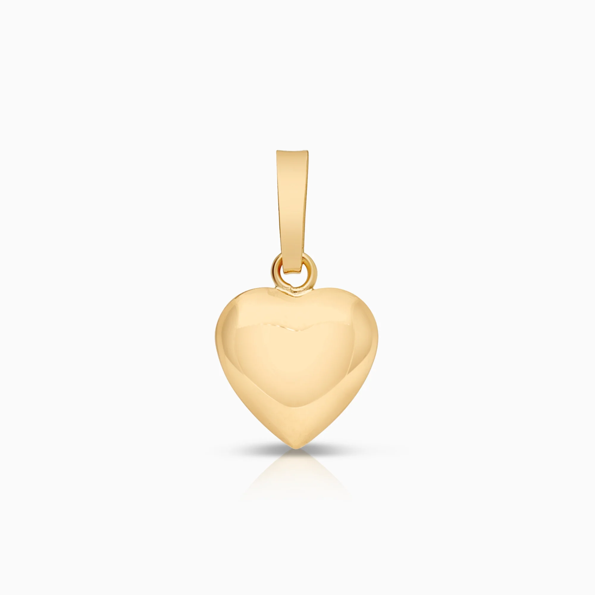 Heart pendant 0.31g 18K gold