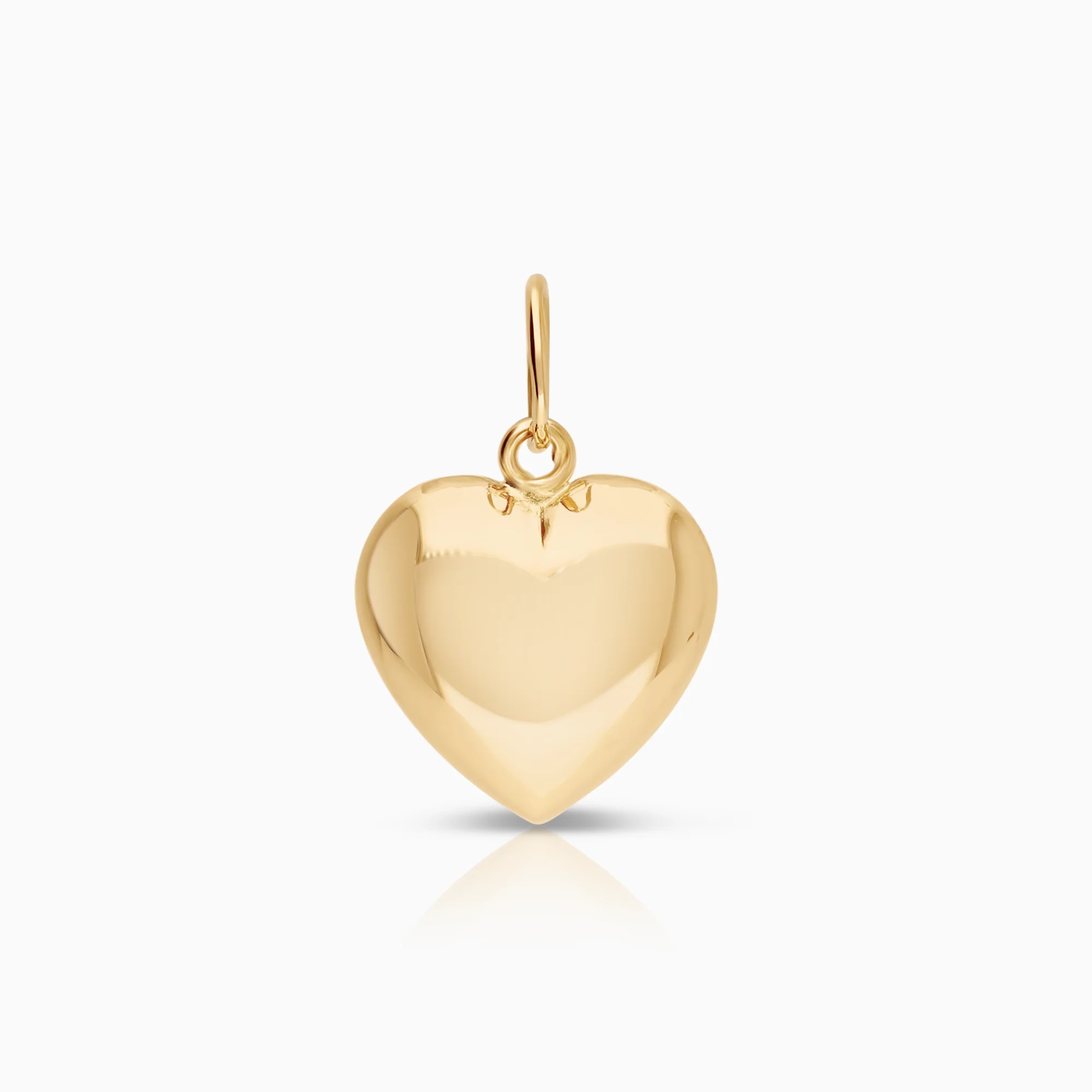 Heart pendant 0.32g 18K gold