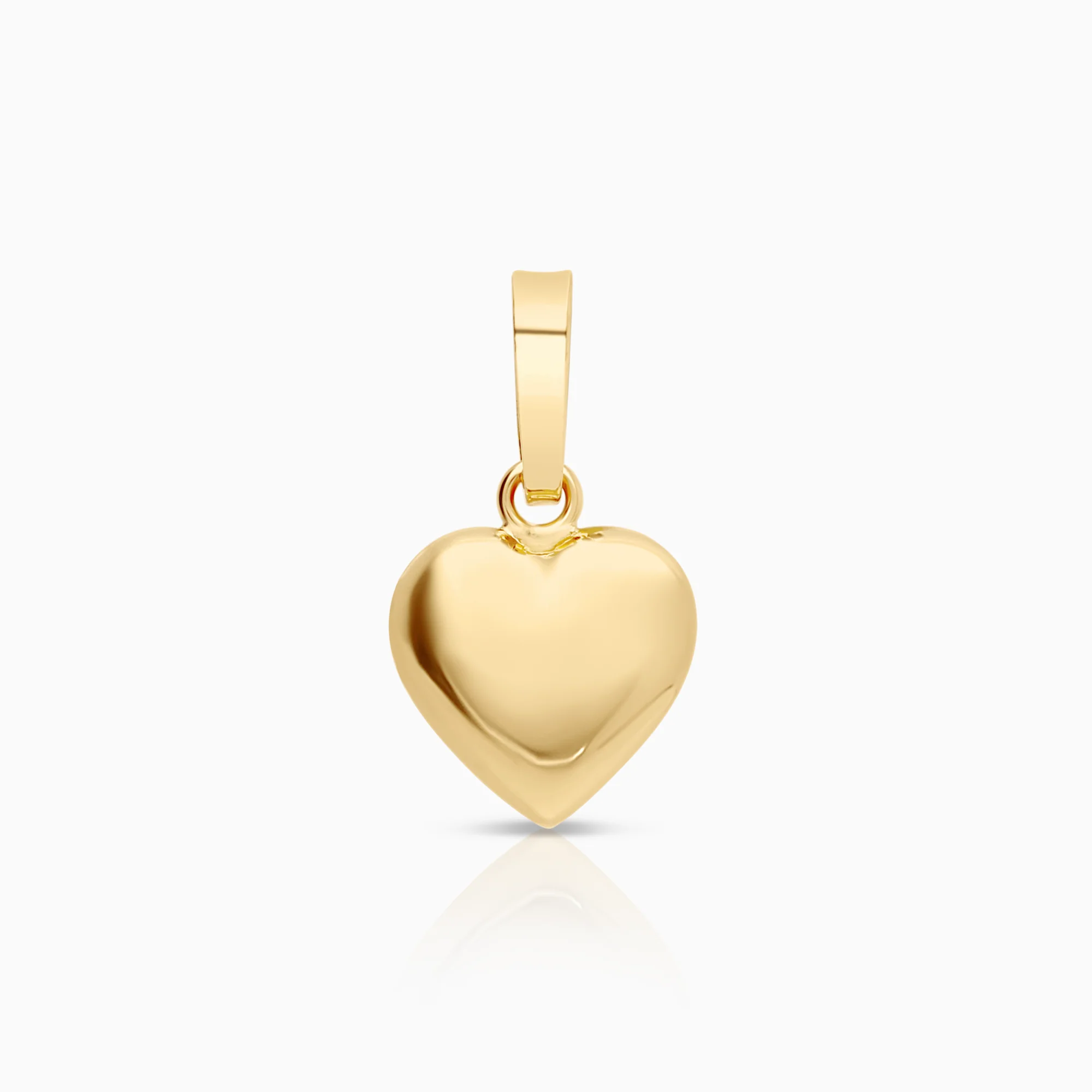 Heart pendant 0.32g 18K gold