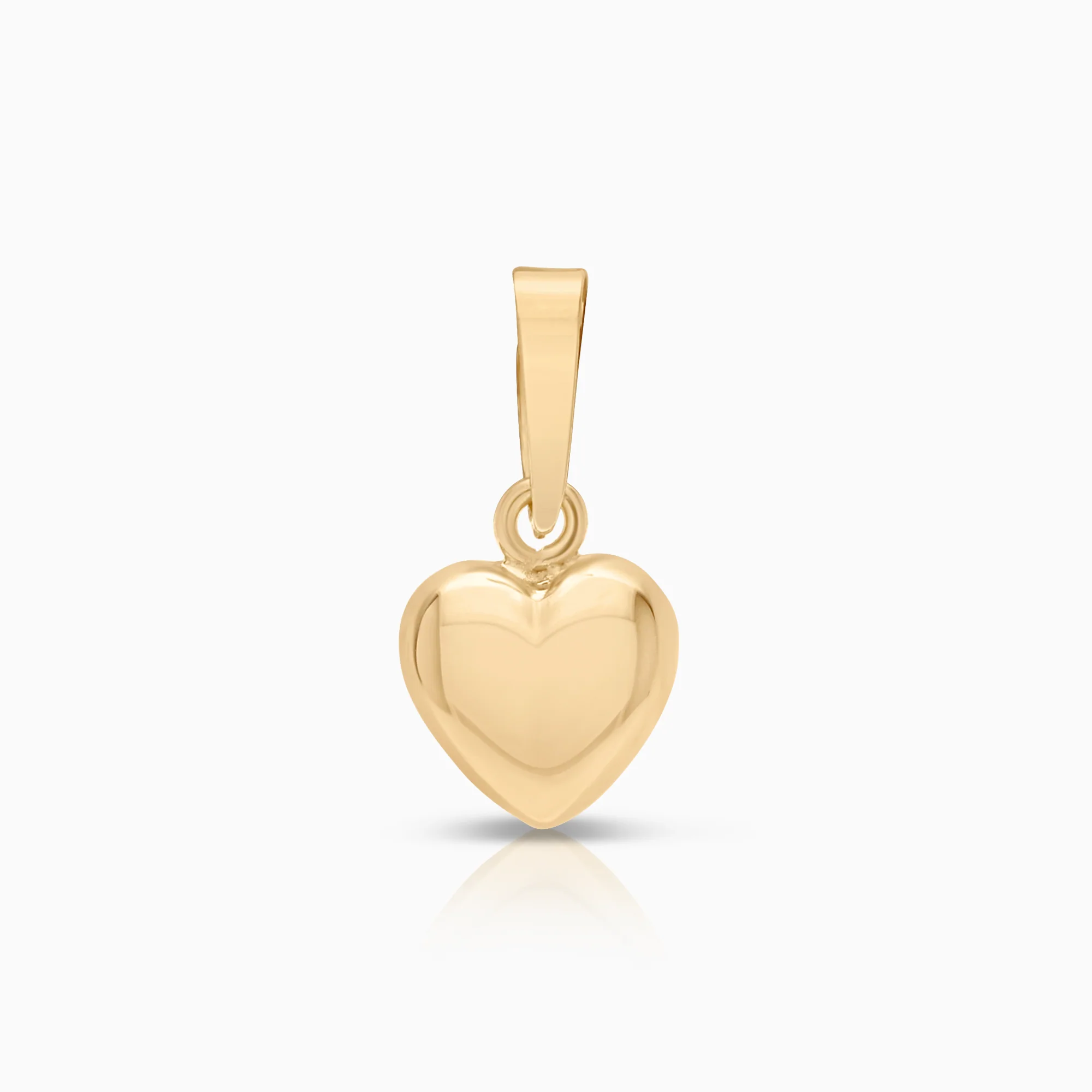 Heart pendant 0.32g 18K gold