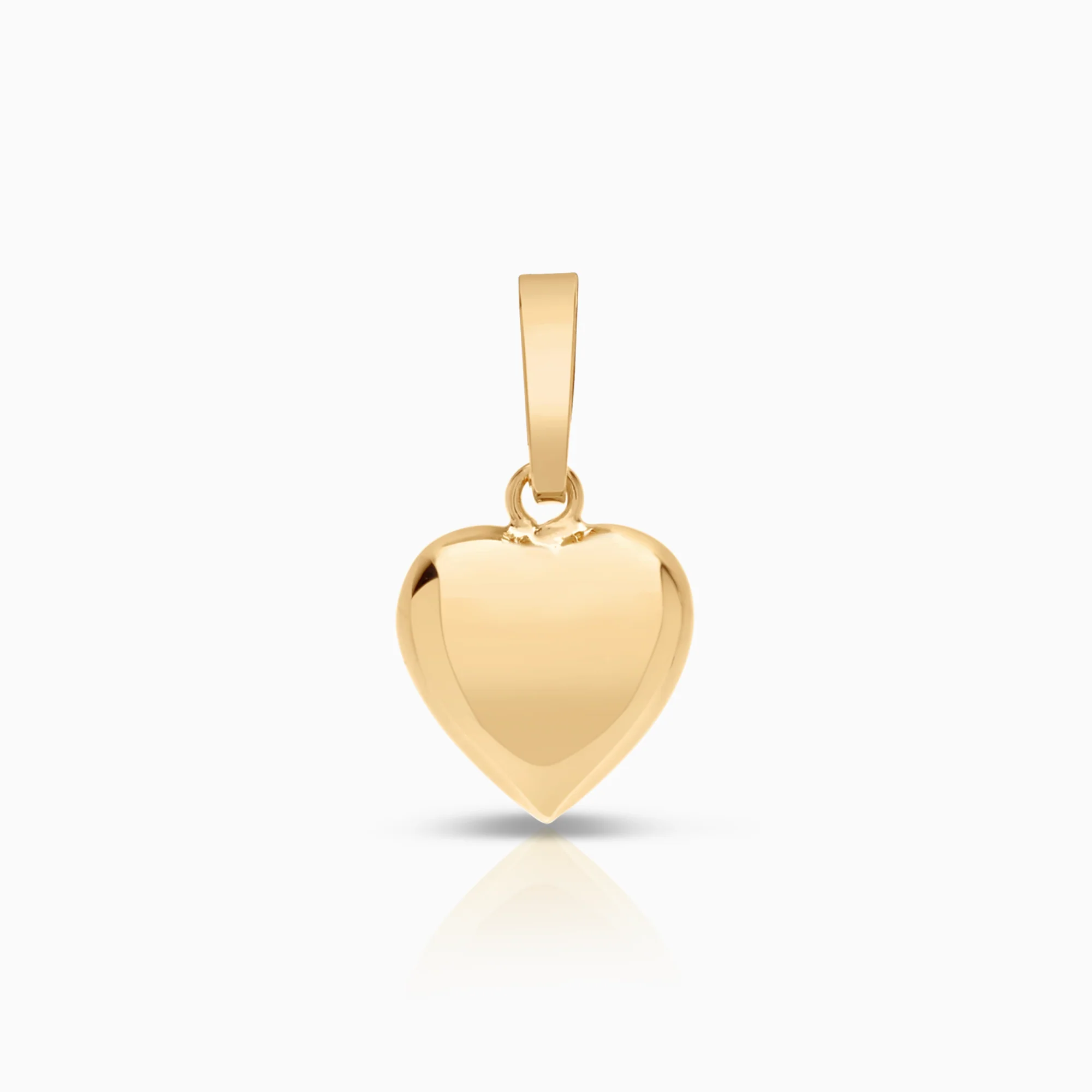Heart pendant 0.33g 18K gold