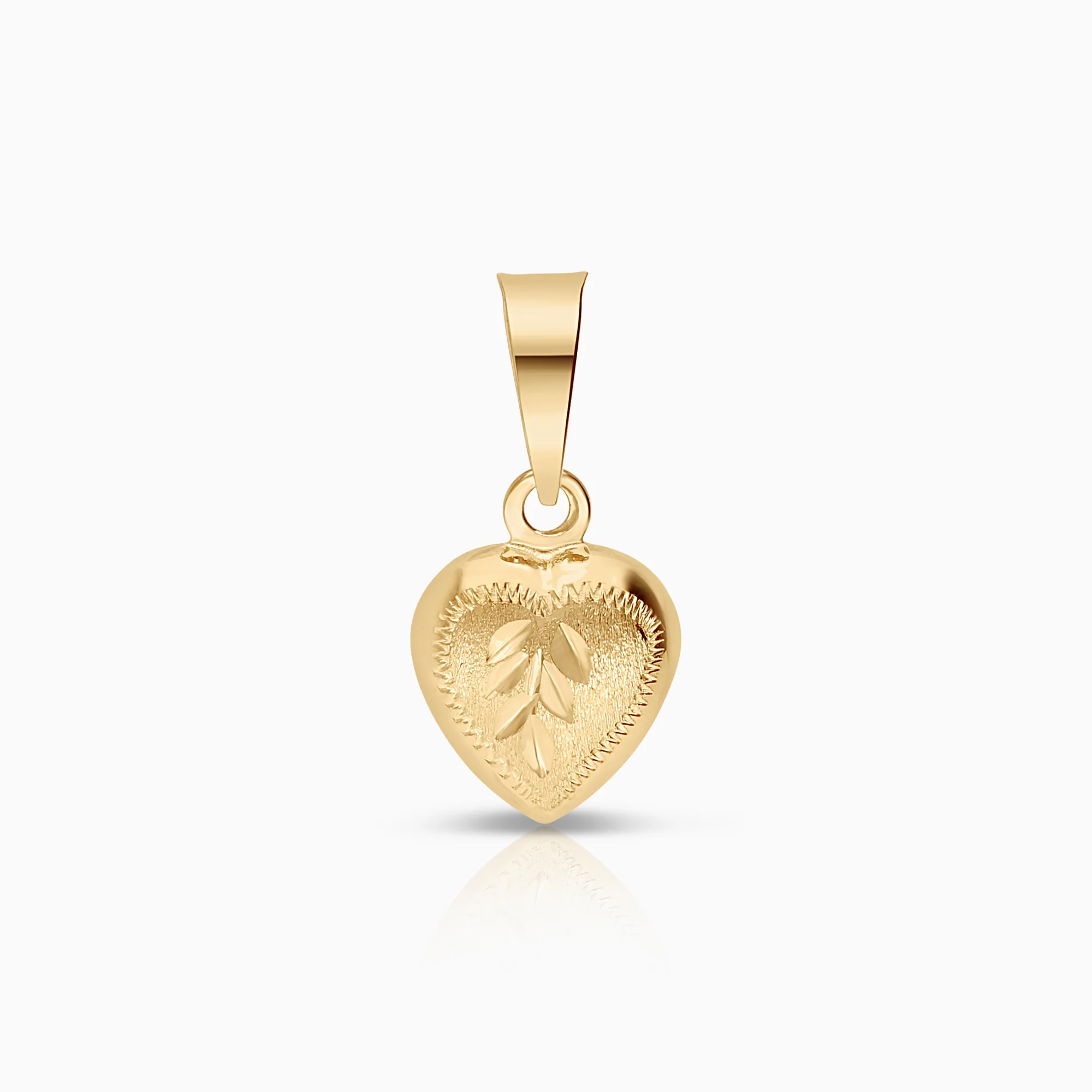 Heart pendant 0.35g 18K gold