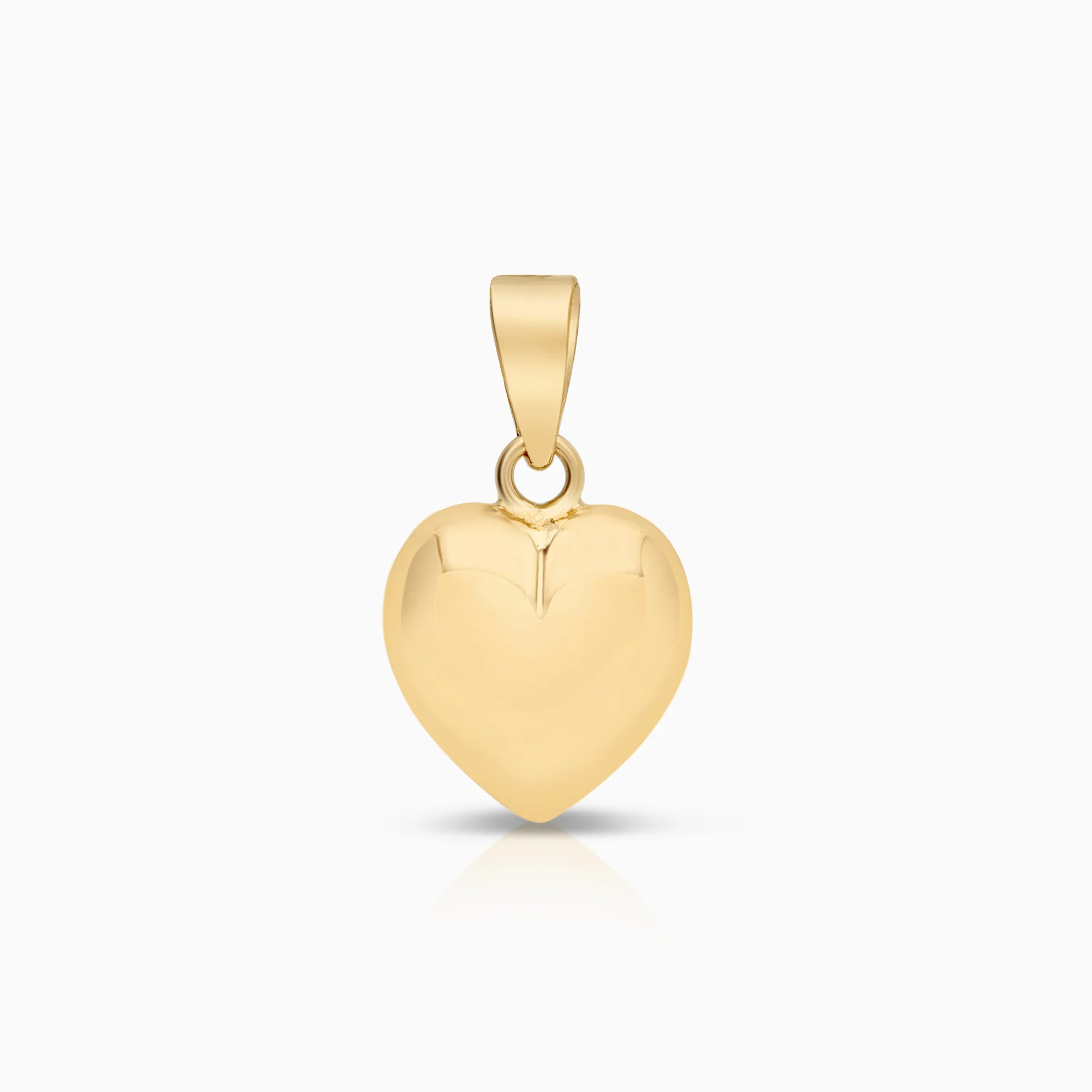 Heart pendant 0.38g 18K gold