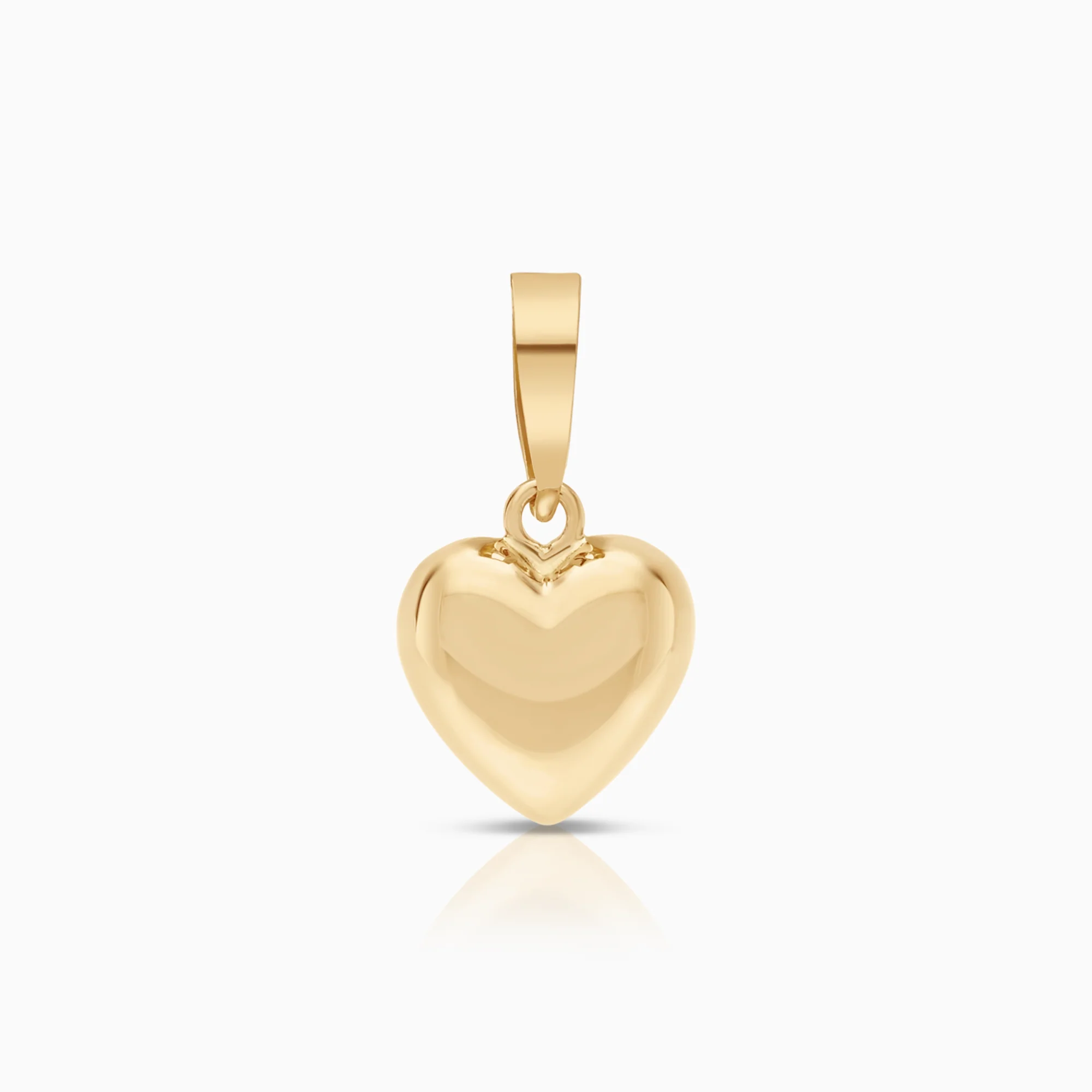 Heart pendant 0.38g 18K gold