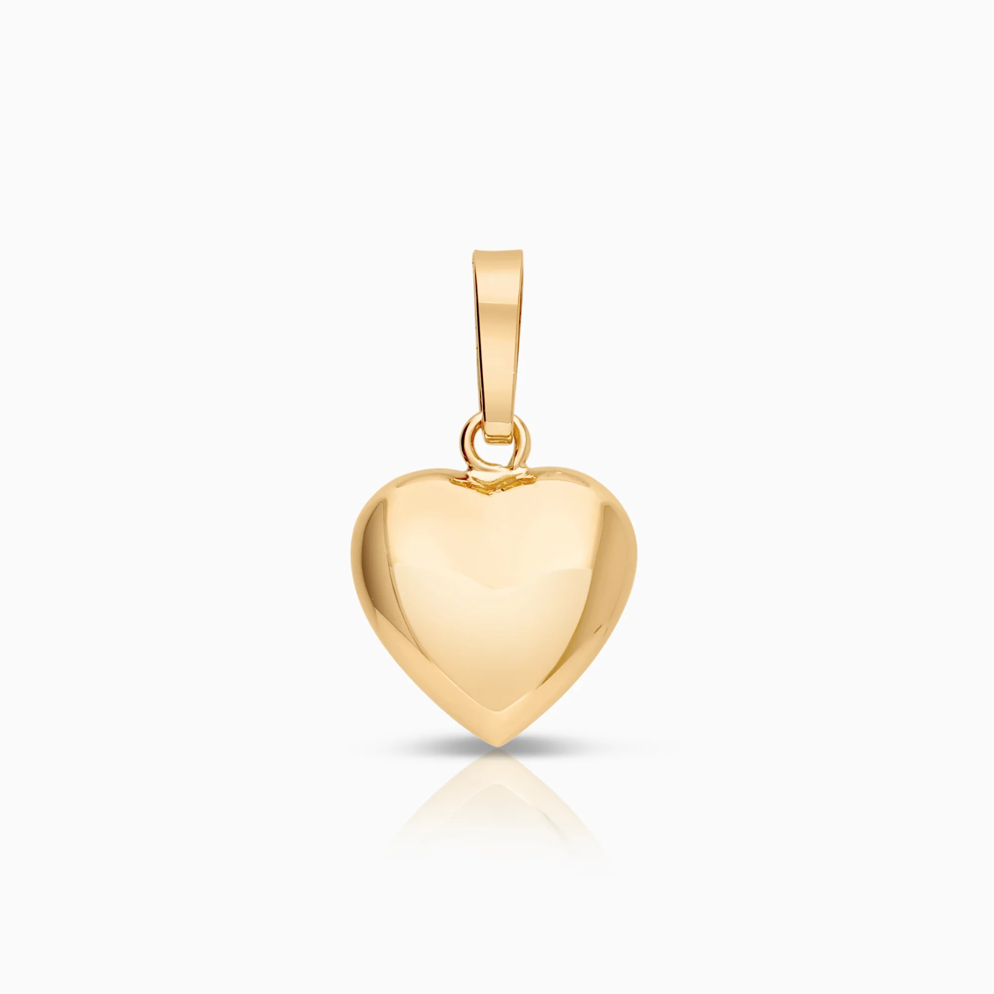 Heart pendant 0.40g 18K gold