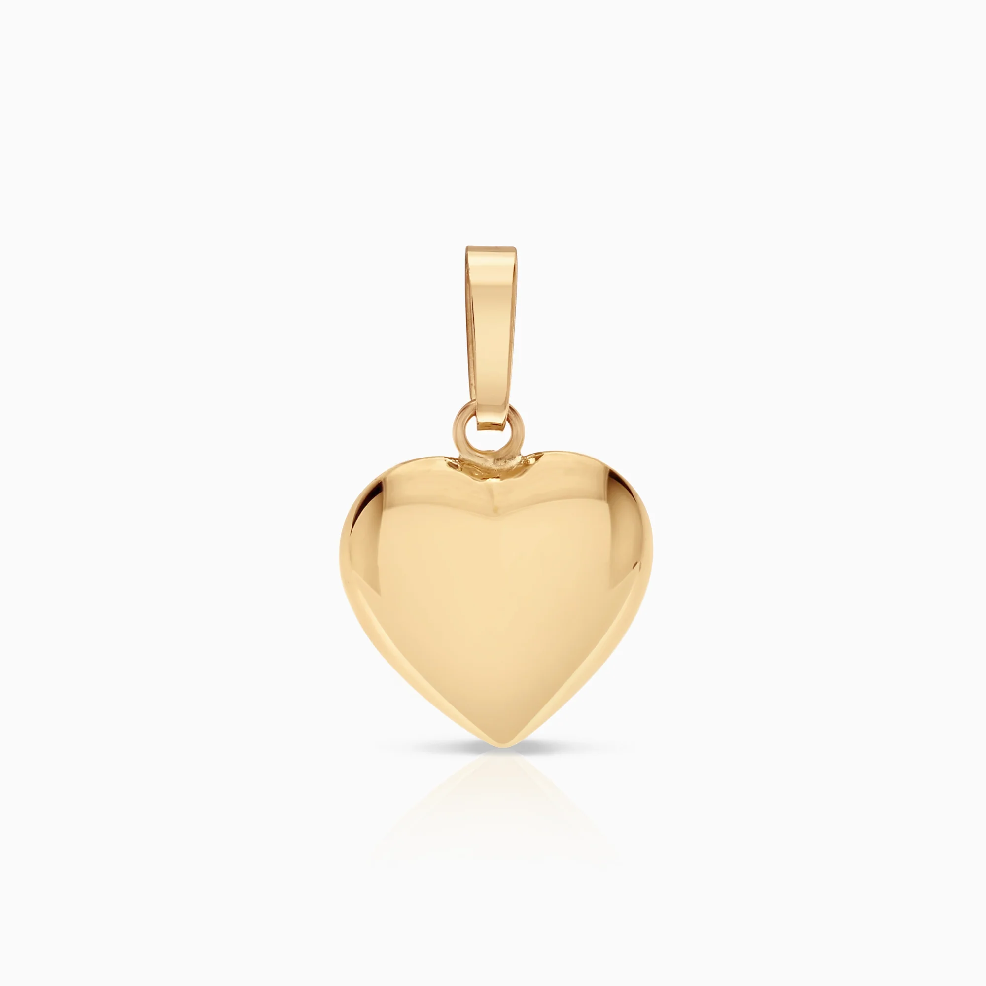 Heart pendant 0.41g 18K gold