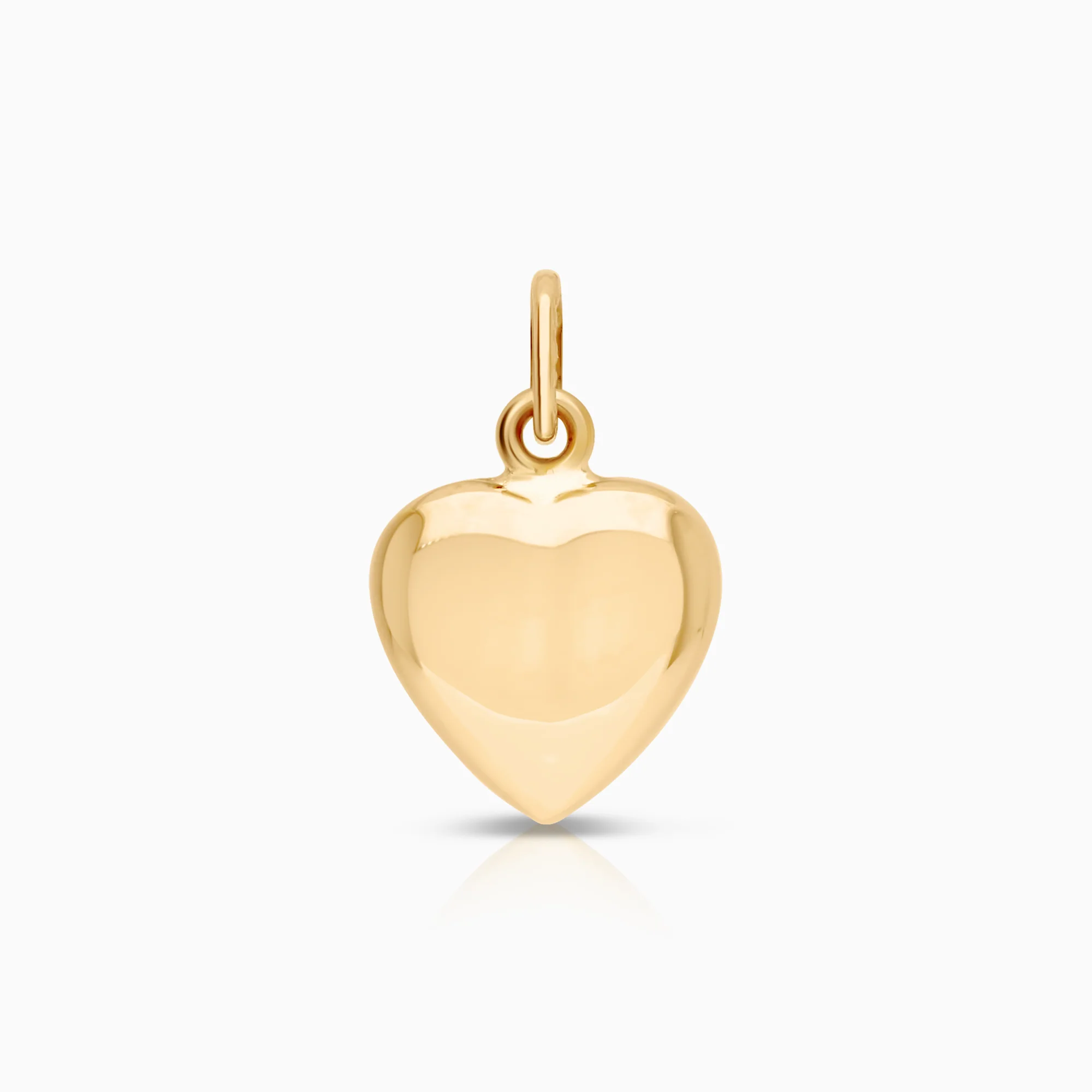 Pendant heart 0.42g 18K gold