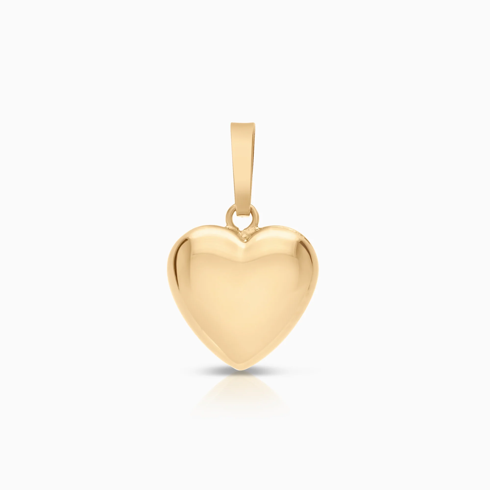 Pendant heart 0.42g 18K gold