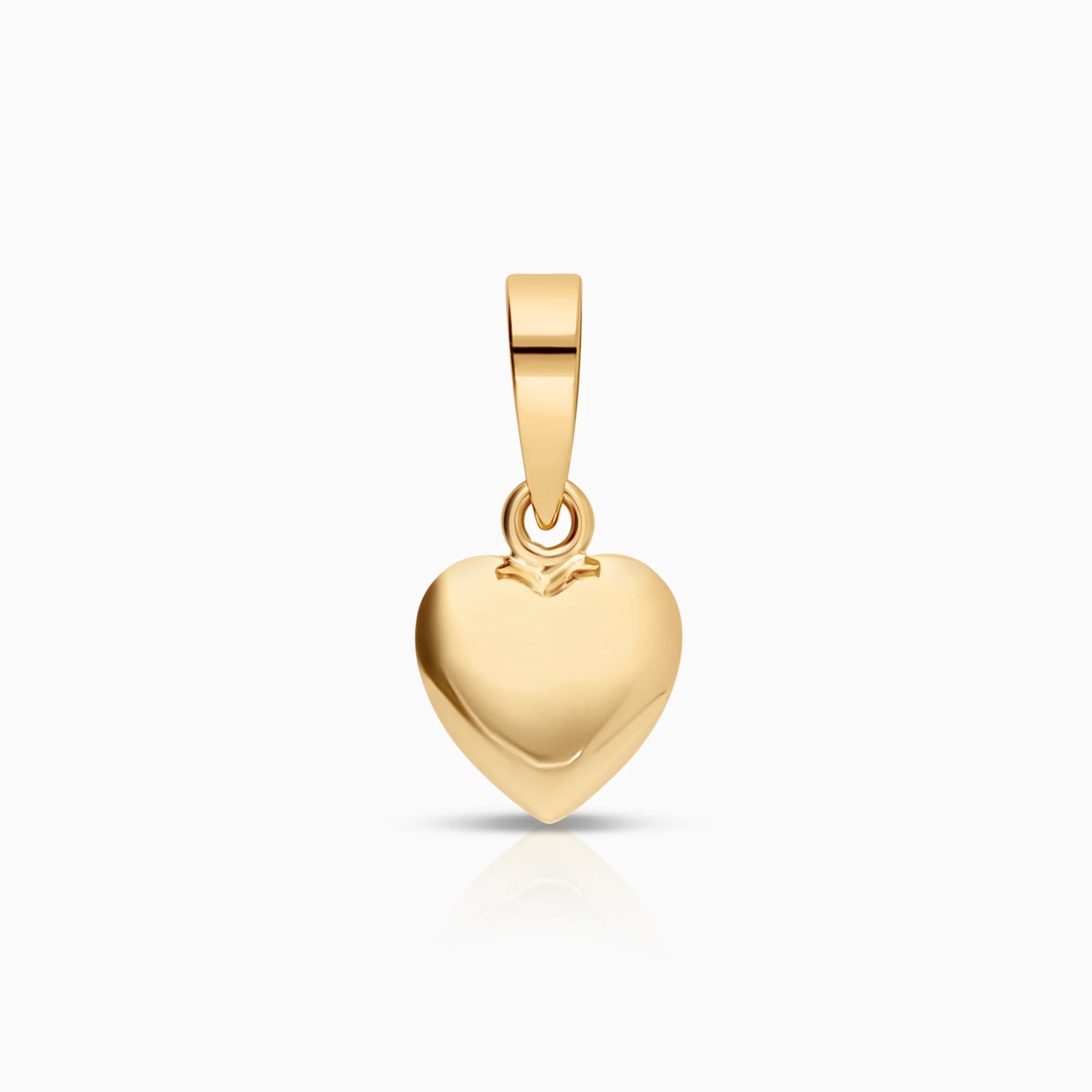 Heart pendant 0.49g 18K gold
