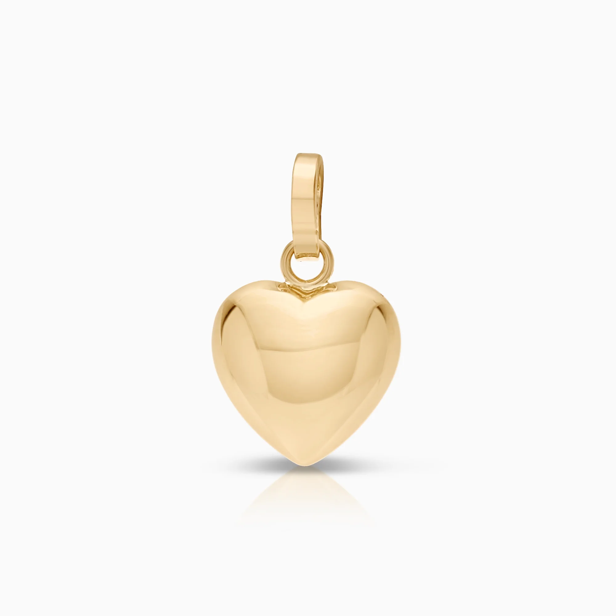 Heart pendant 0.51g 18K gold