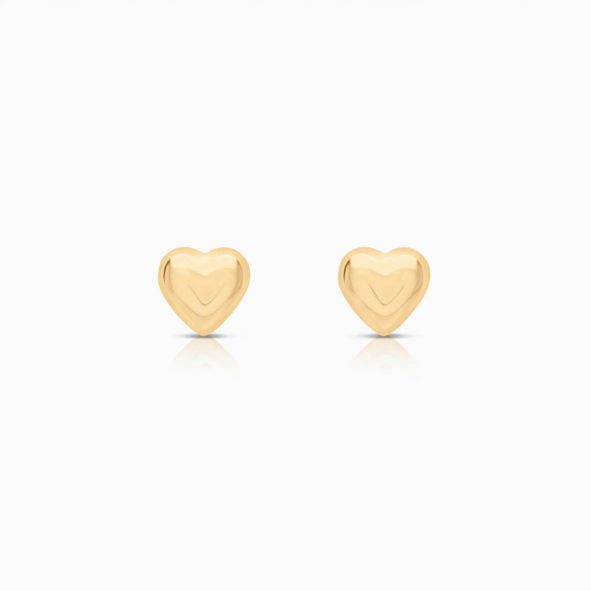 Heart earrings 0.52g 18K gold