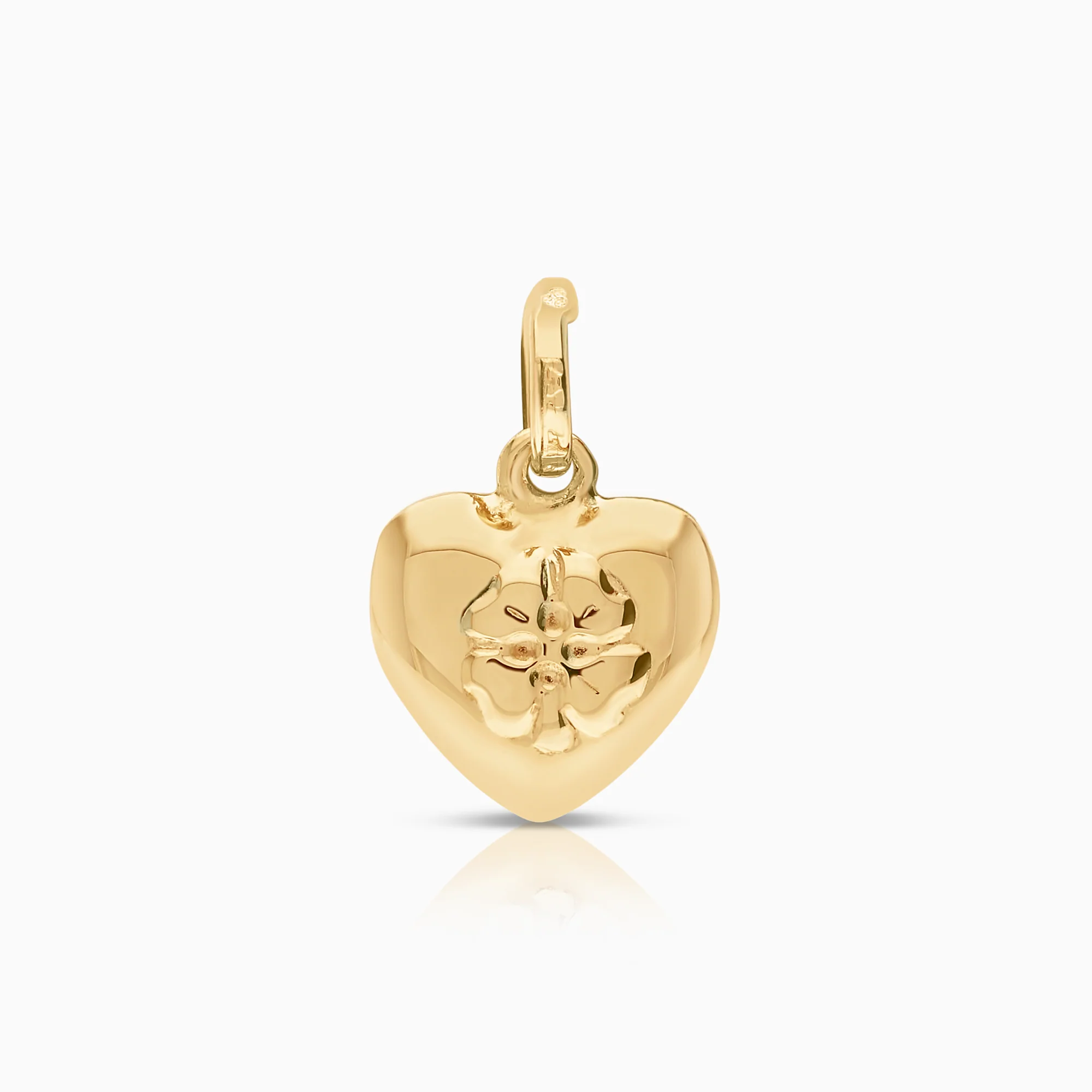 Heart pendant 0.54g 18K gold