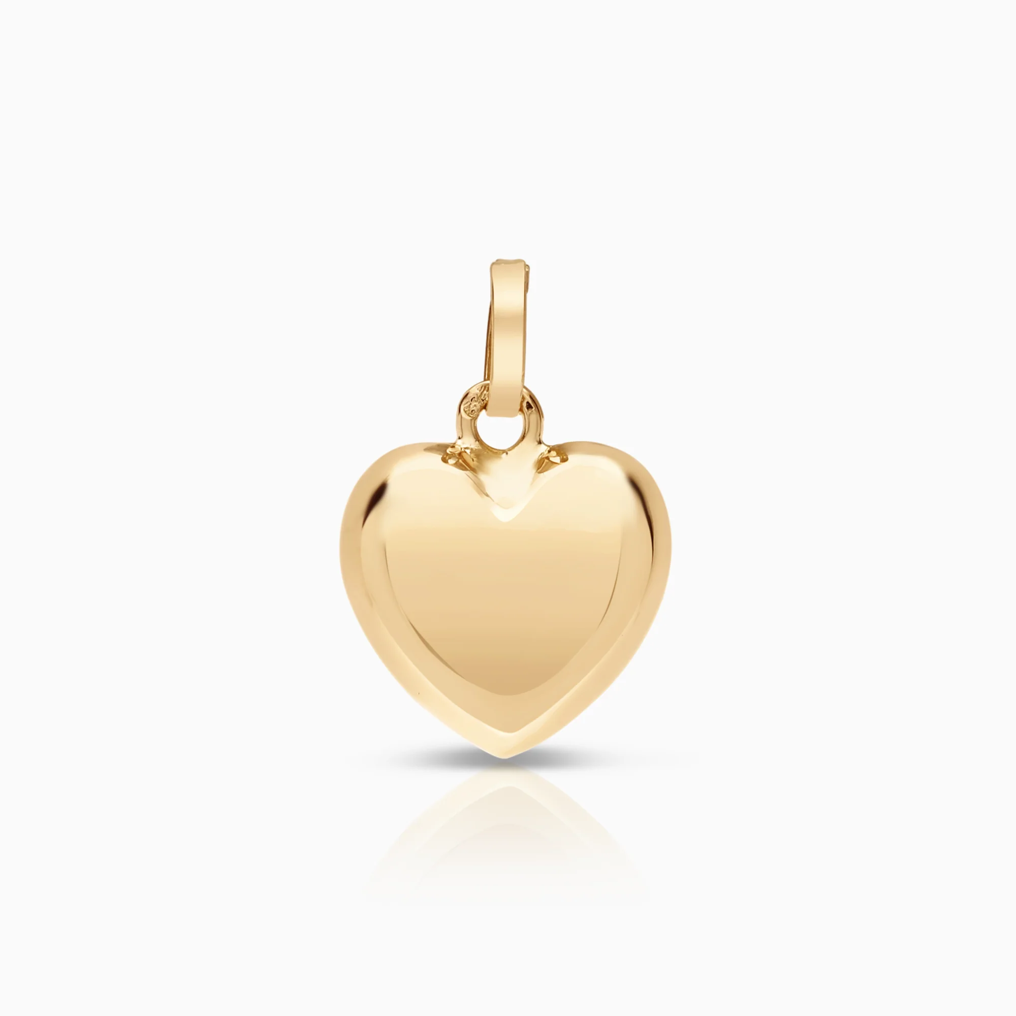 Heart pendant 0.54g 18K gold