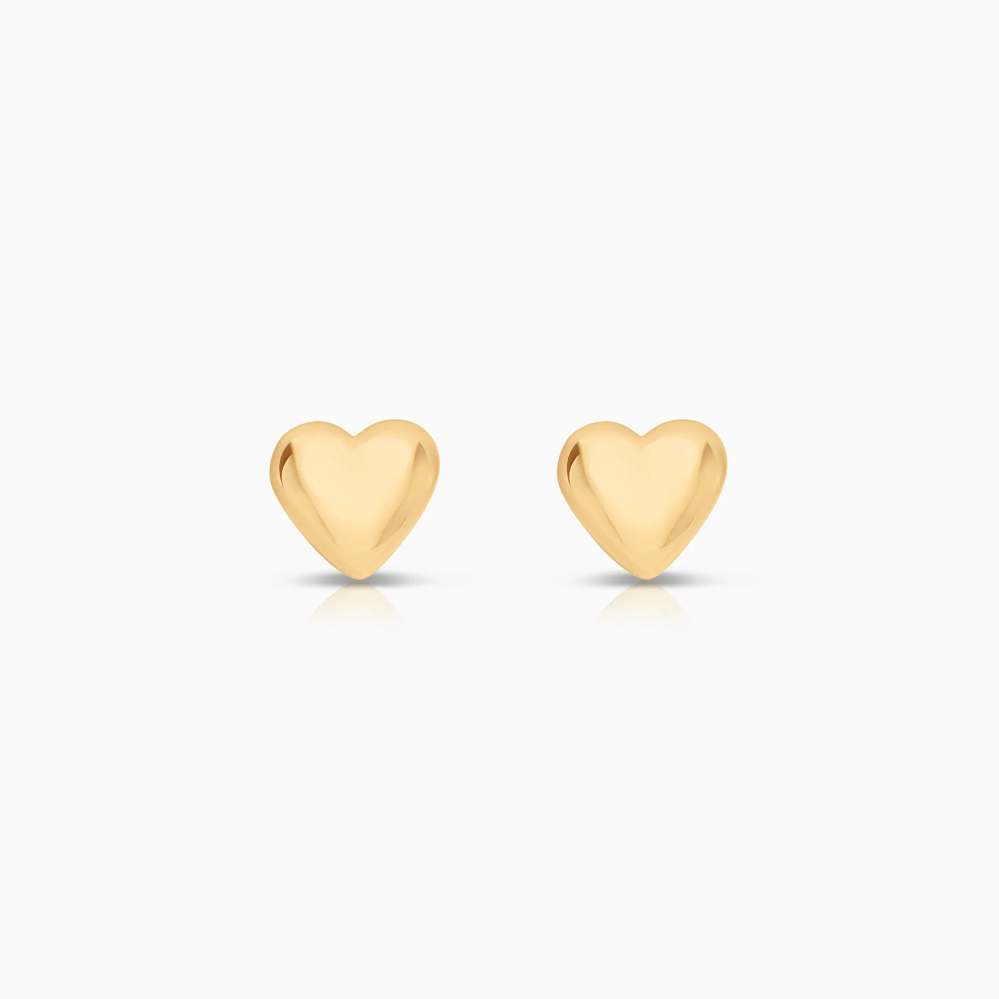 Heart earrings 0.56g 18K gold