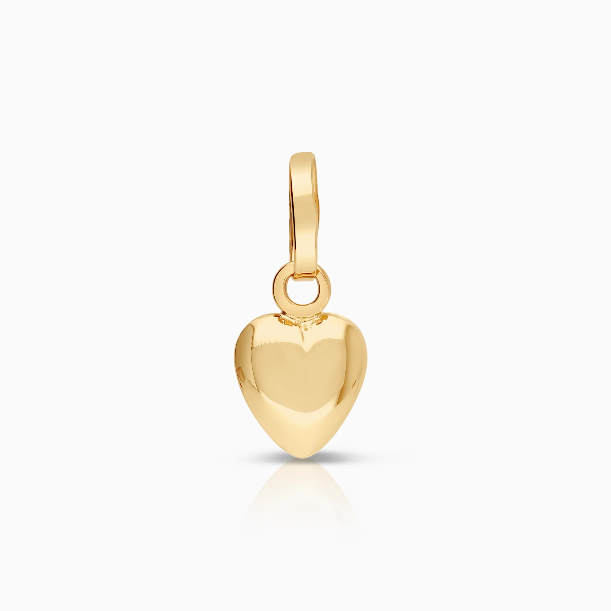 Pendant heart 0.58g 18K gold