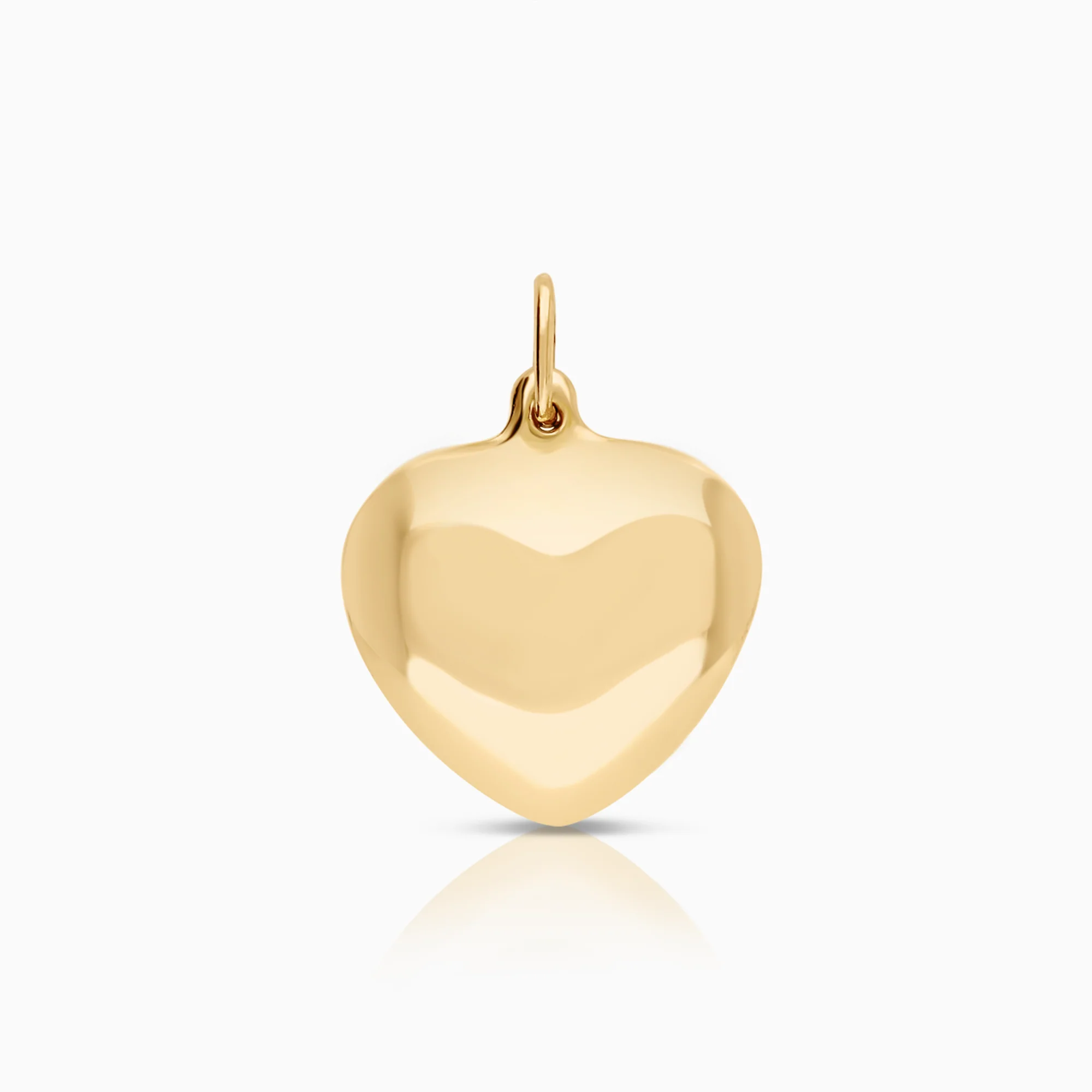 Pendant heart 0.58g 18K gold