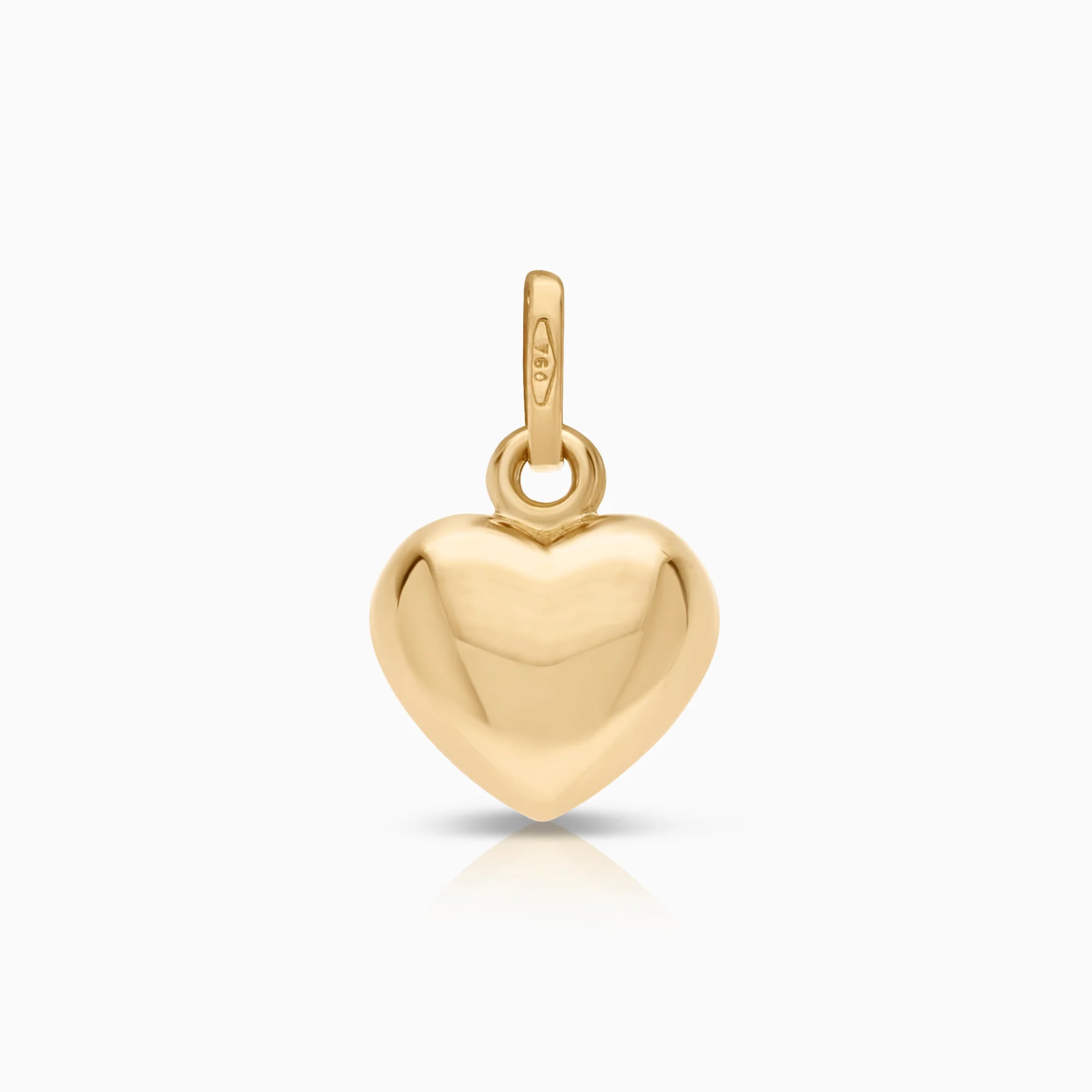 Heart pendant 0.59g 18K gold