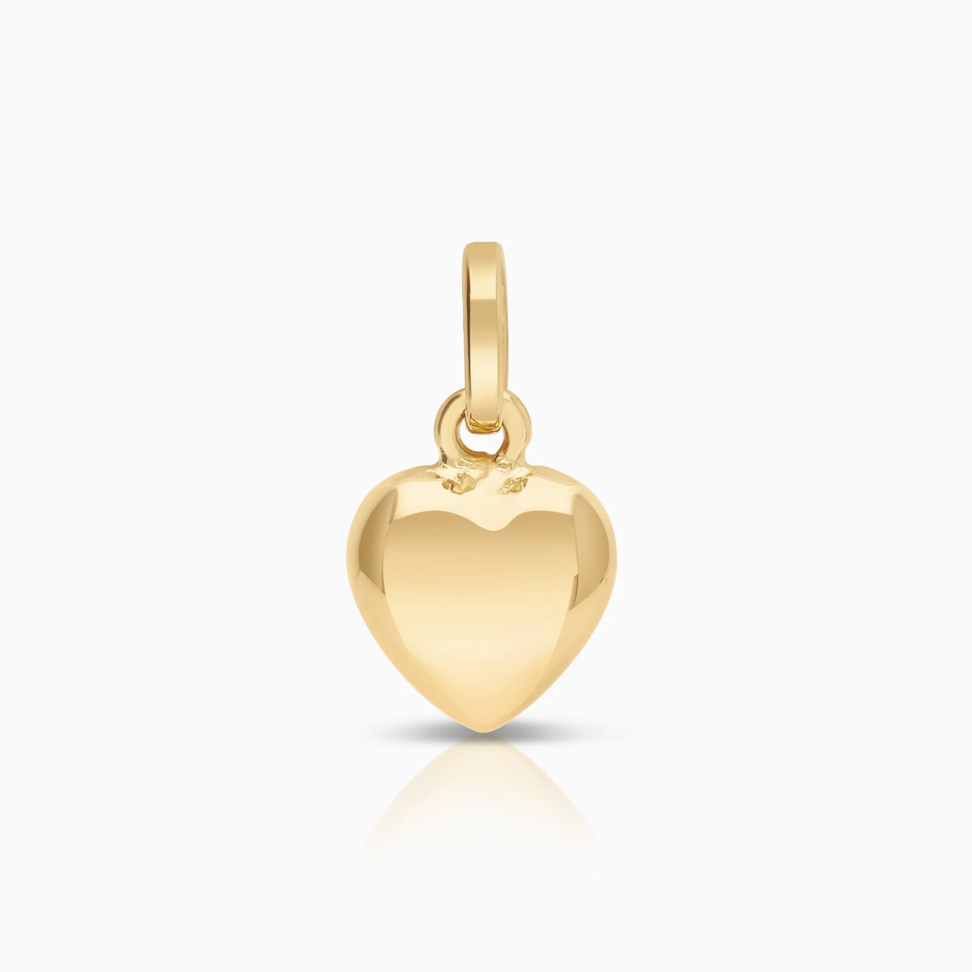 Heart pendant 0.61g 18K gold