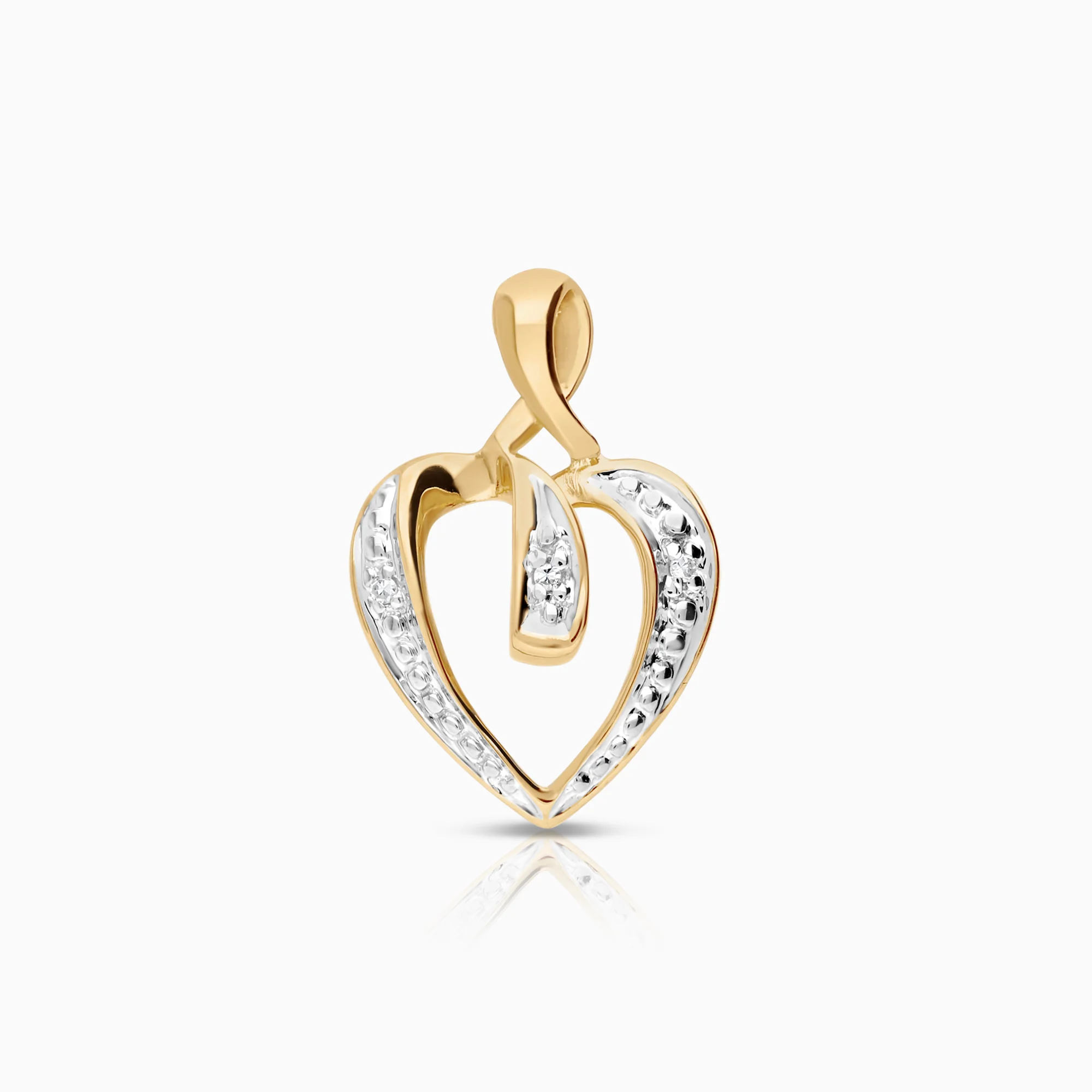 Heart Pendant 0.62g 18K Gold