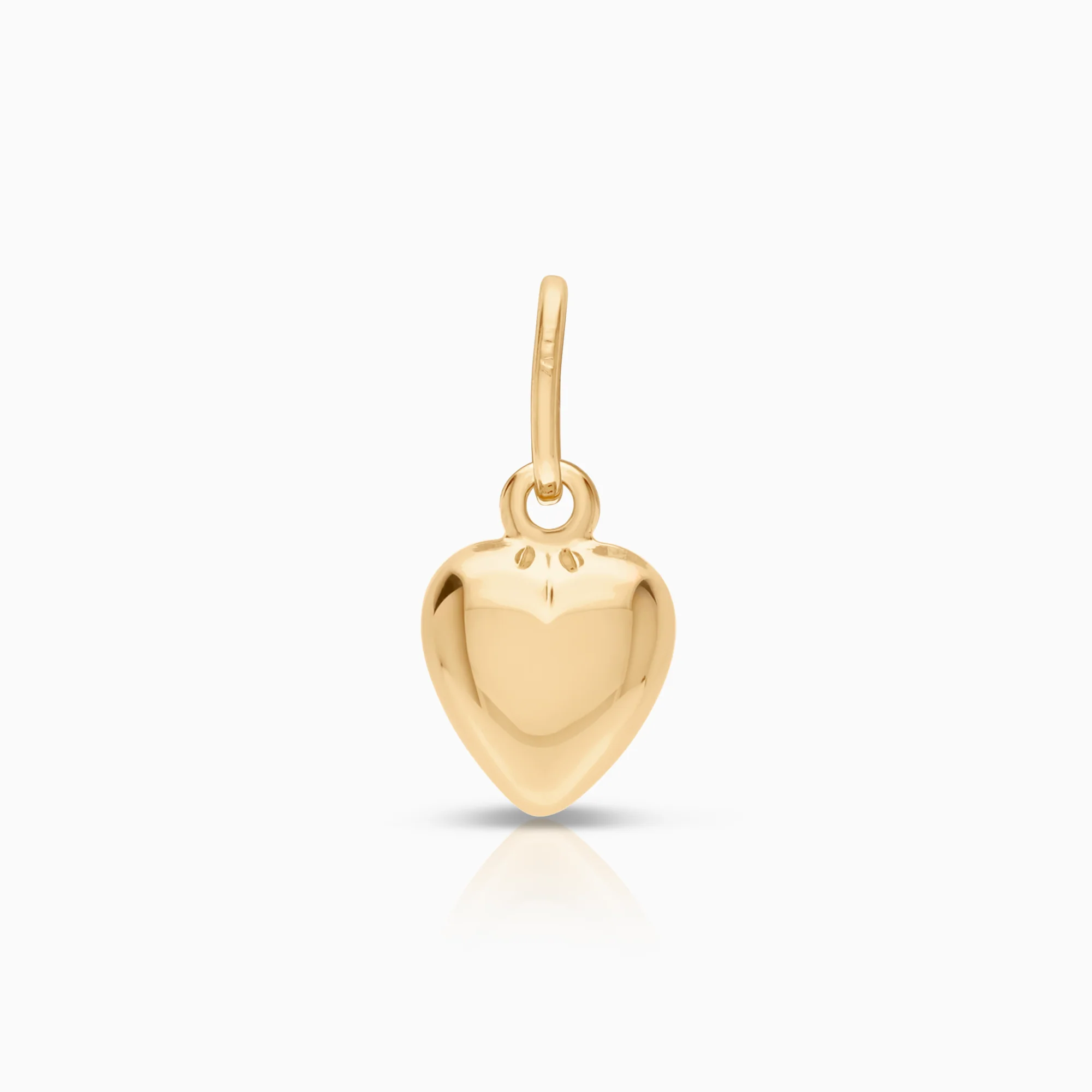 Heart pendant 0.64g 18K gold