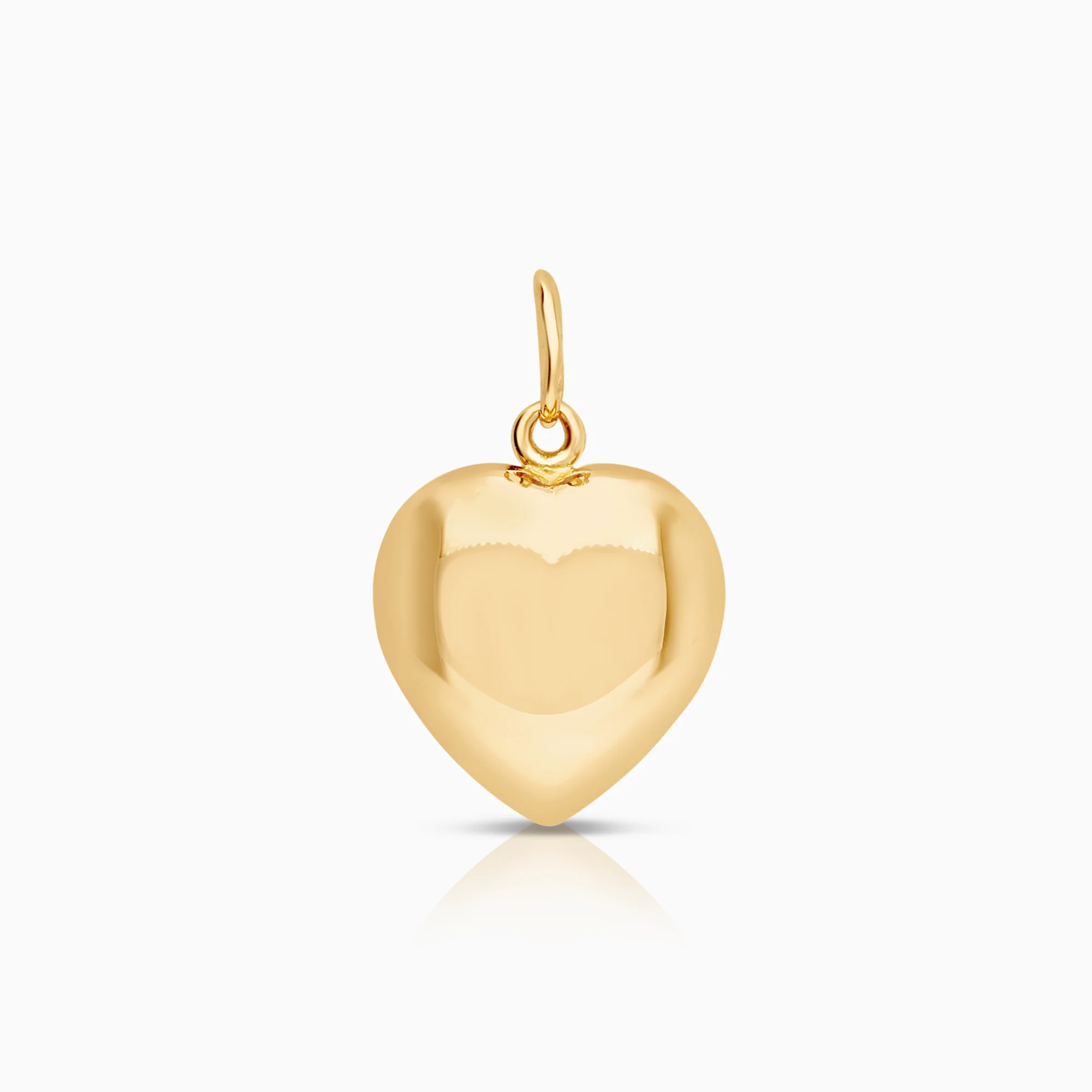 Heart pendant 0.64g 18K gold