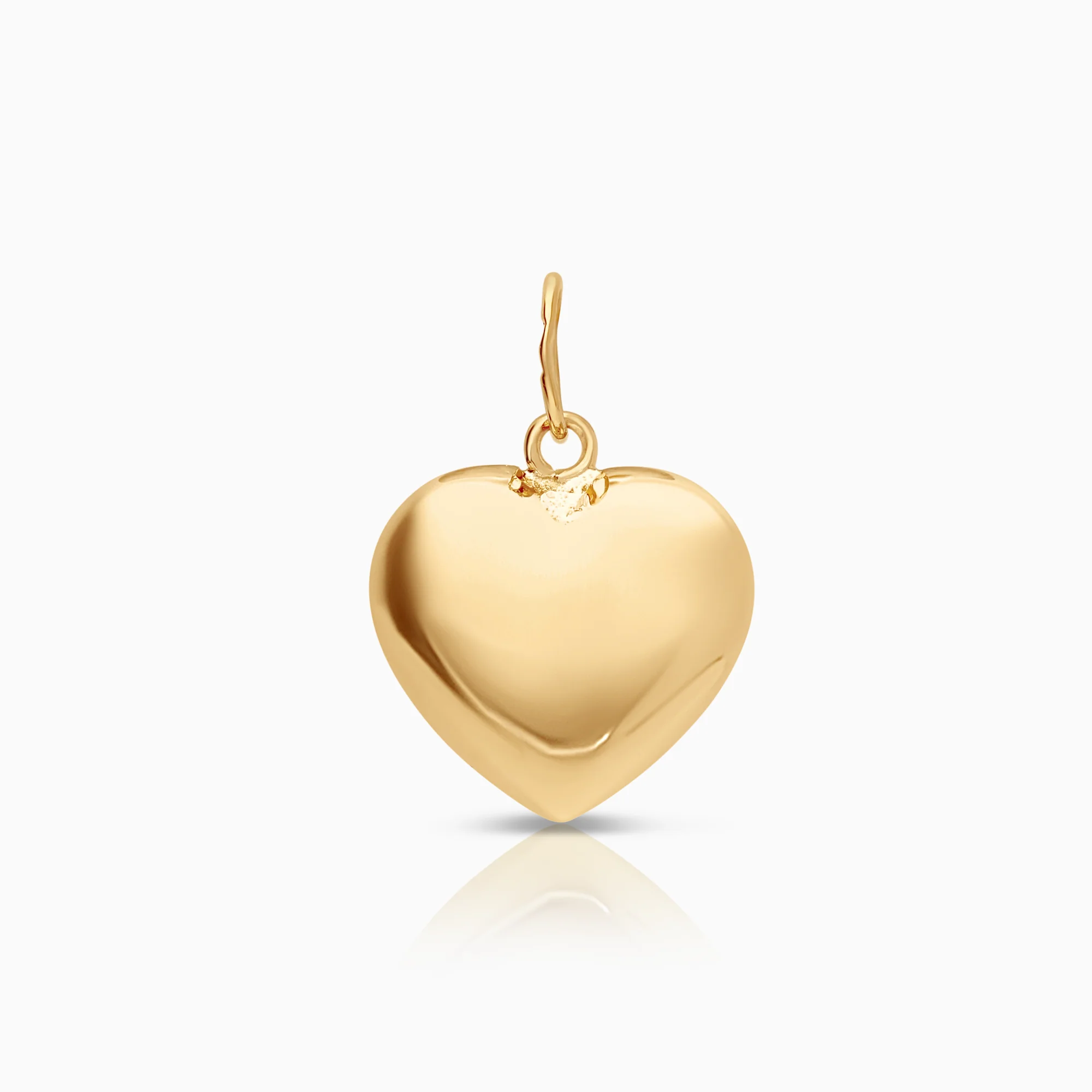 Heart pendant 0.69g 18K gold